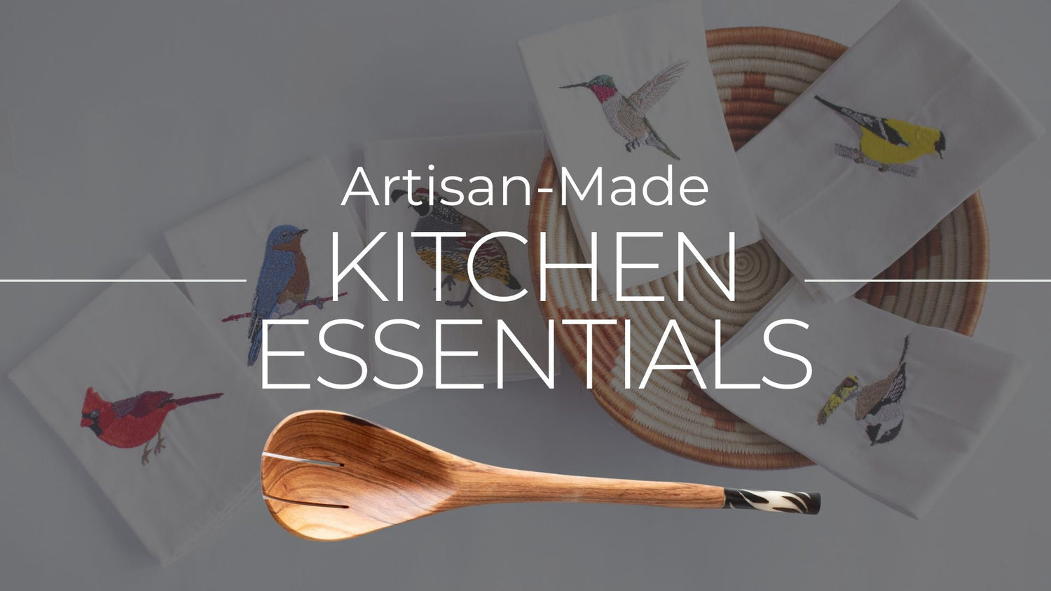 Artisan-Made Kitchen Essentials List, Aprons, Linens and  Wood Spoons