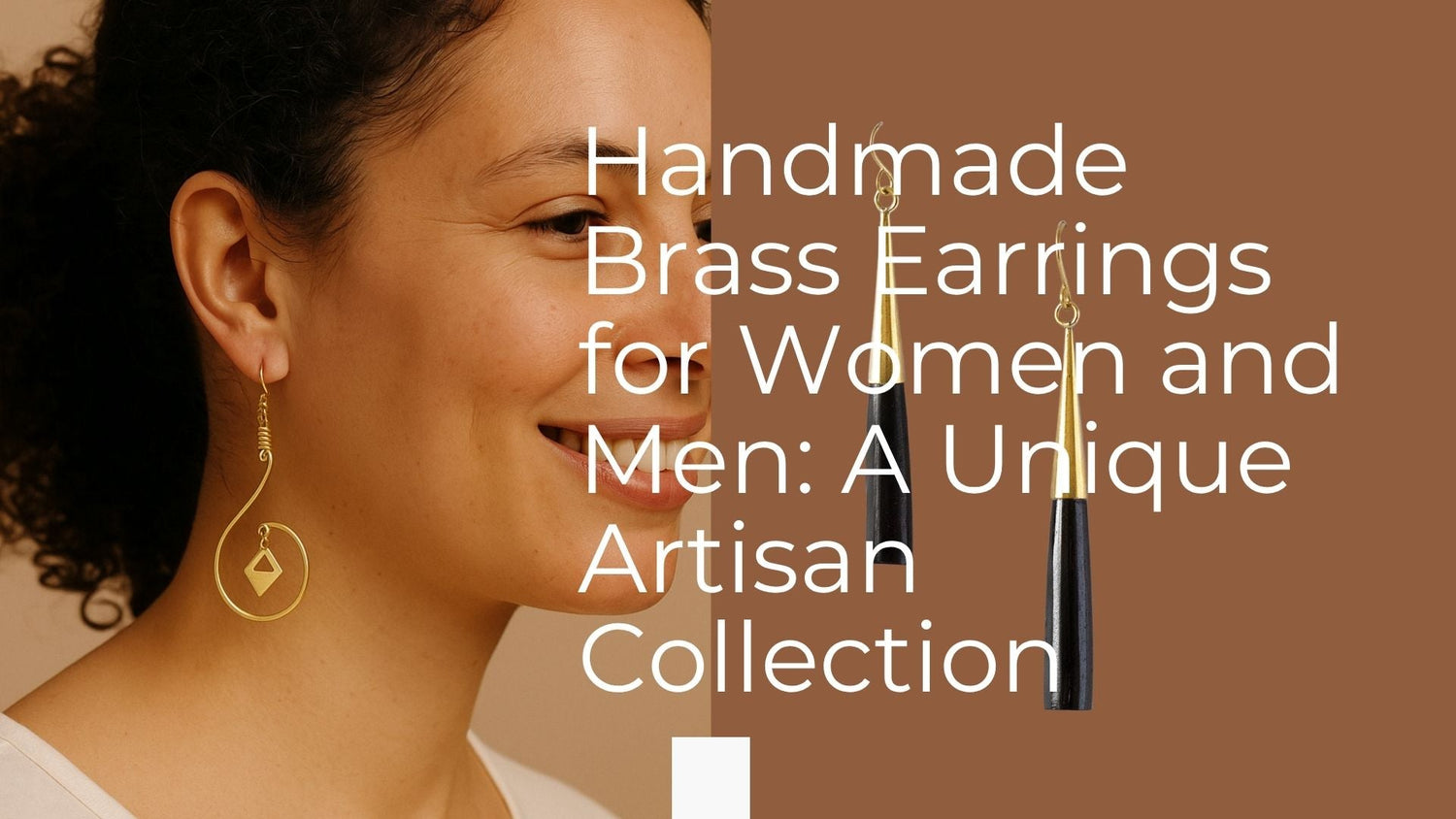 Handmade Brass Earrings for Women and Men: A Unique Artisan Collection