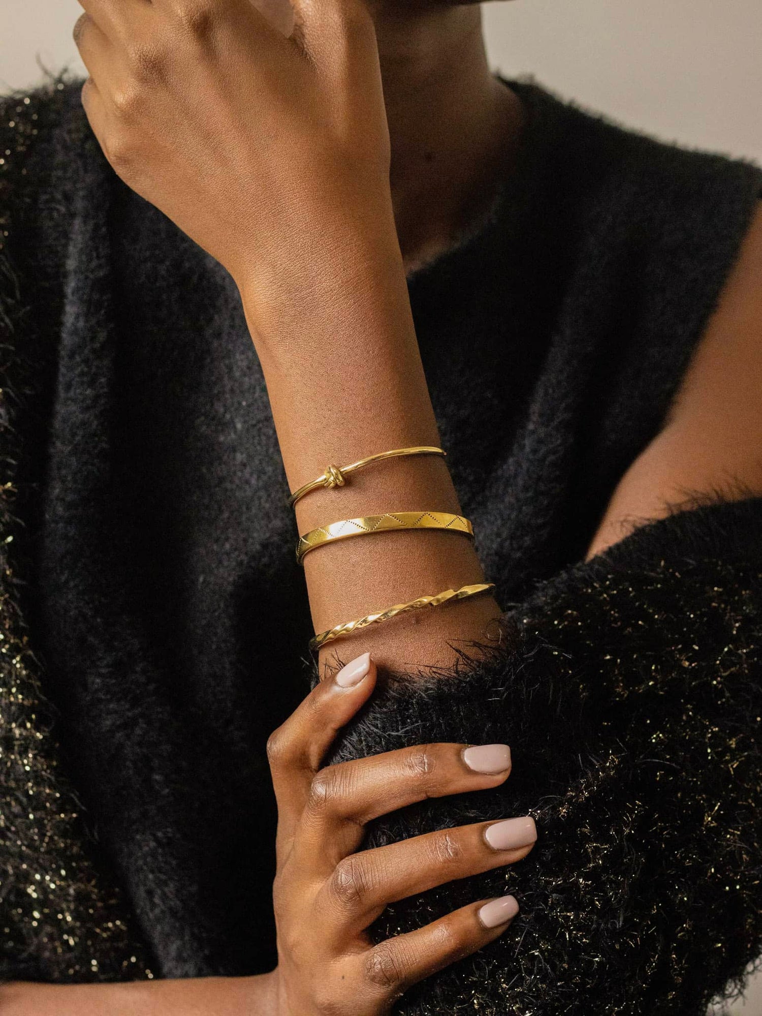 Adjustable Brass Cuff Bracelet, Unique Bangles Handmade