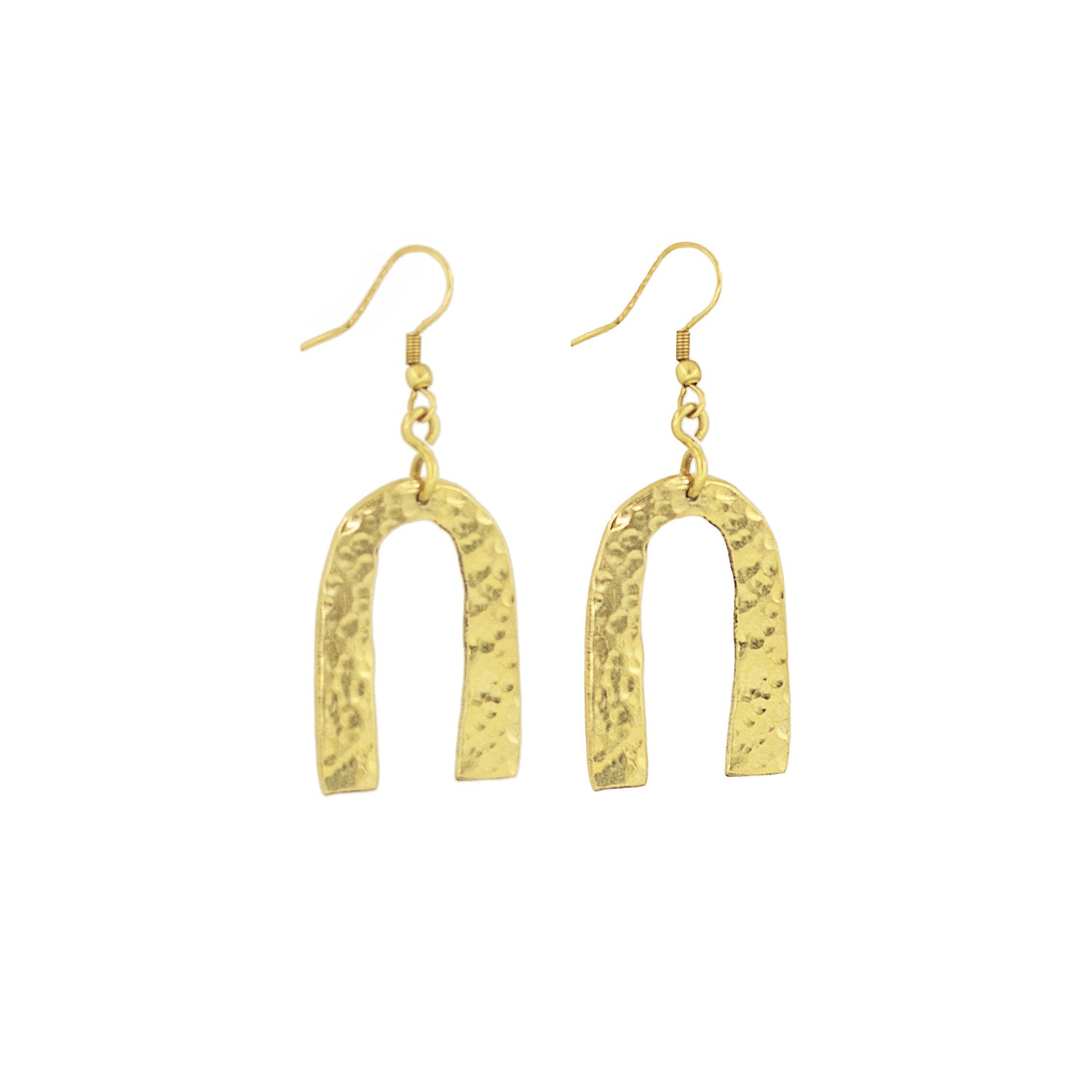 Brass Arch Brass Earrings for Women - Bundi