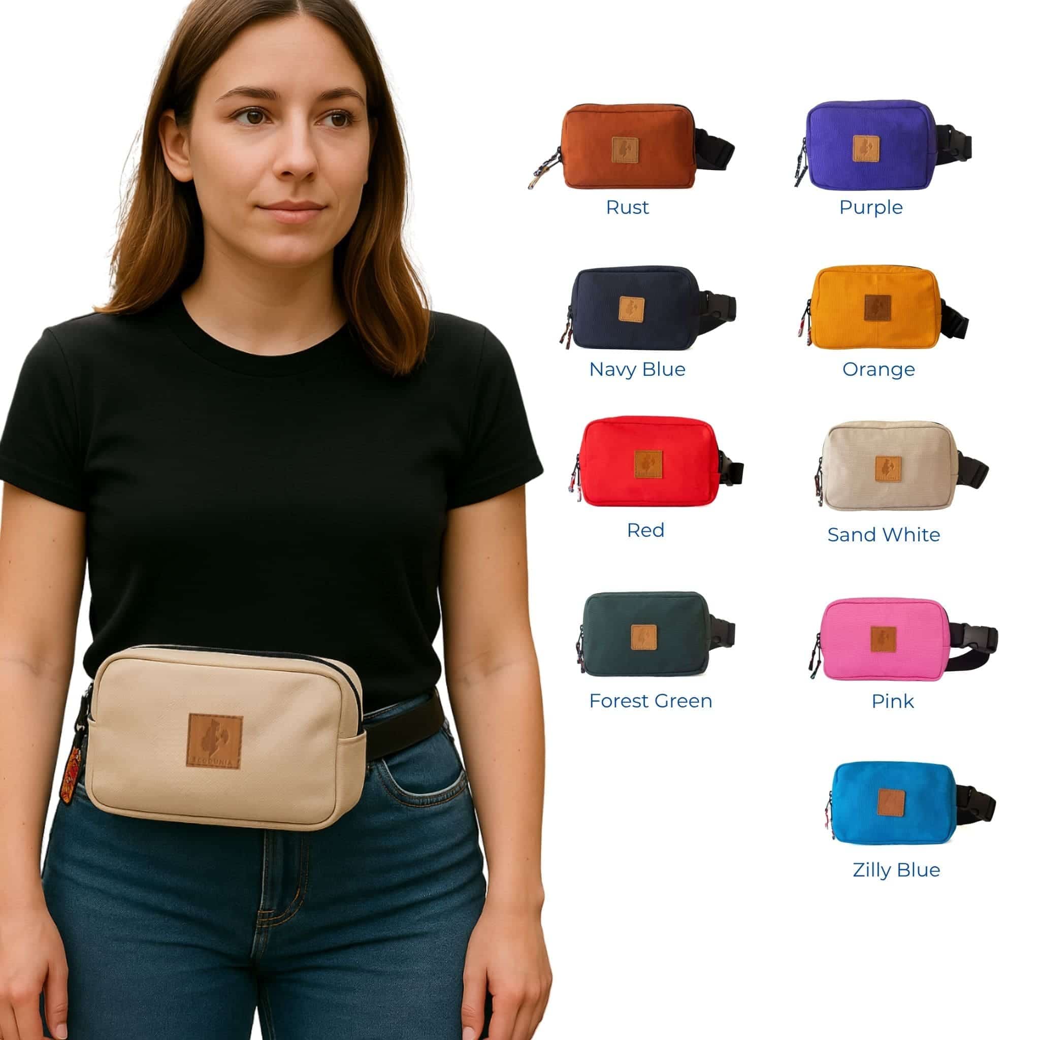 Canvas Crossbody Belt Bag Pouch, The Everywhere Belt Bag