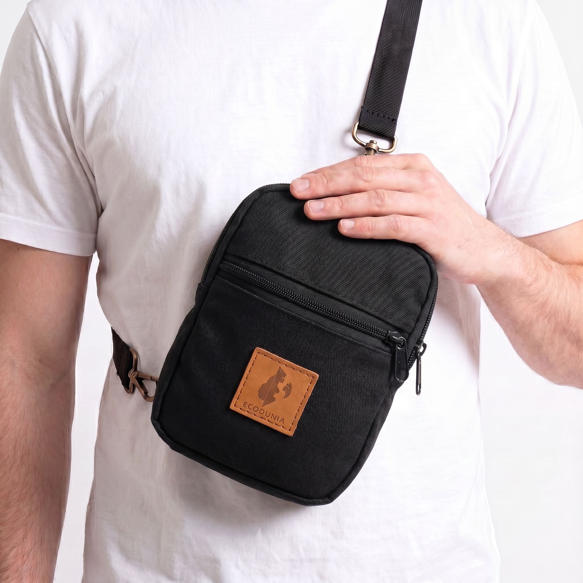 Rozi Canvas Crossbody Bag 1L | Mini Shoulder Bag