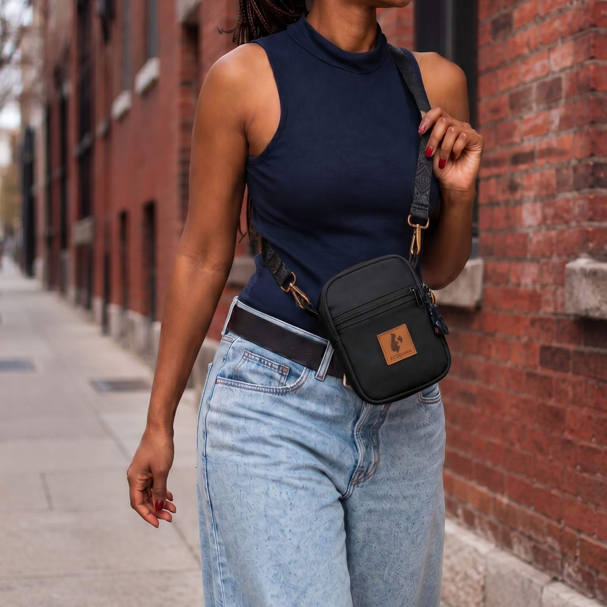 Rozi Canvas Crossbody Bag 1L | Mini Shoulder Bag