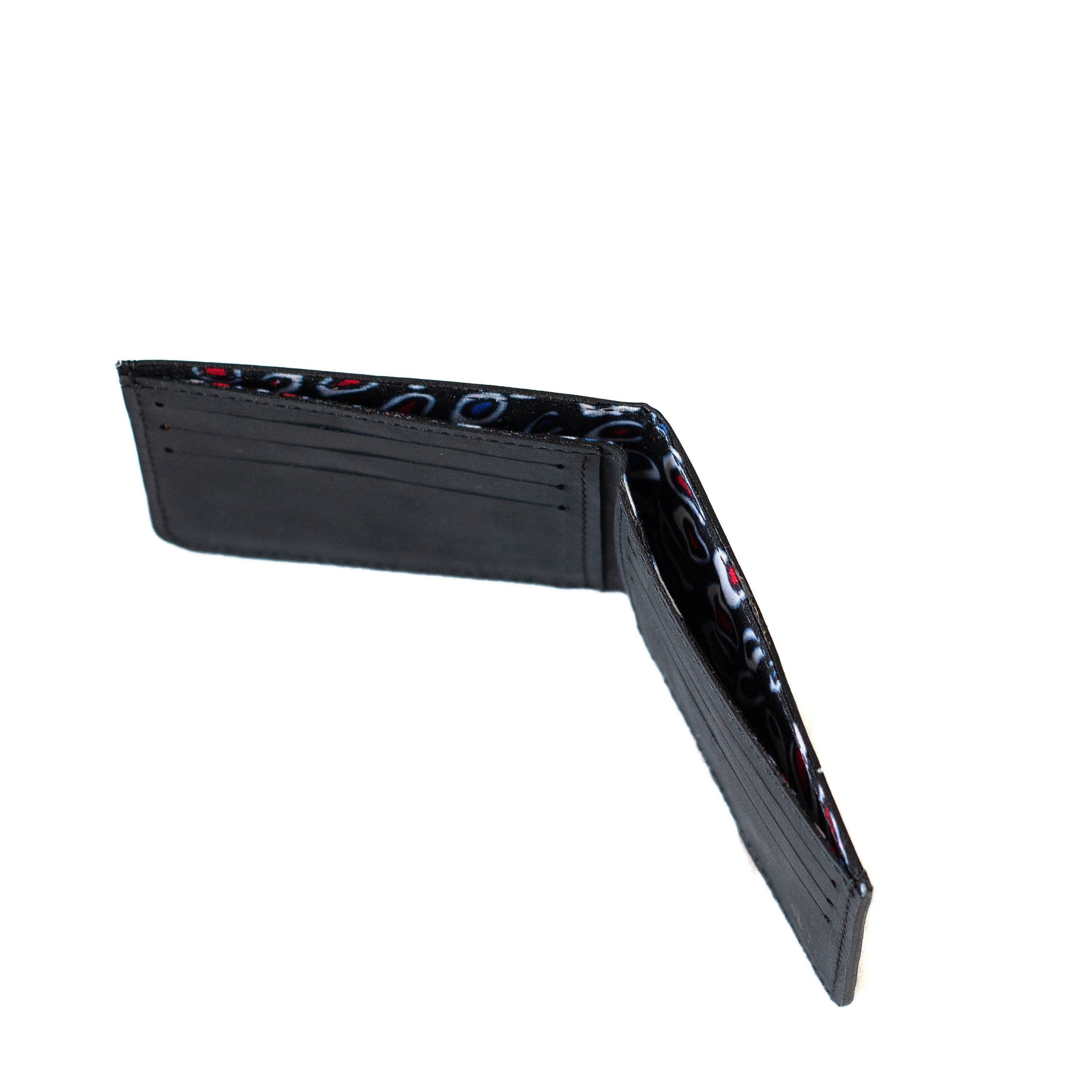Slim Leather Wallet - Unisex Bifold Minimalist Wallet