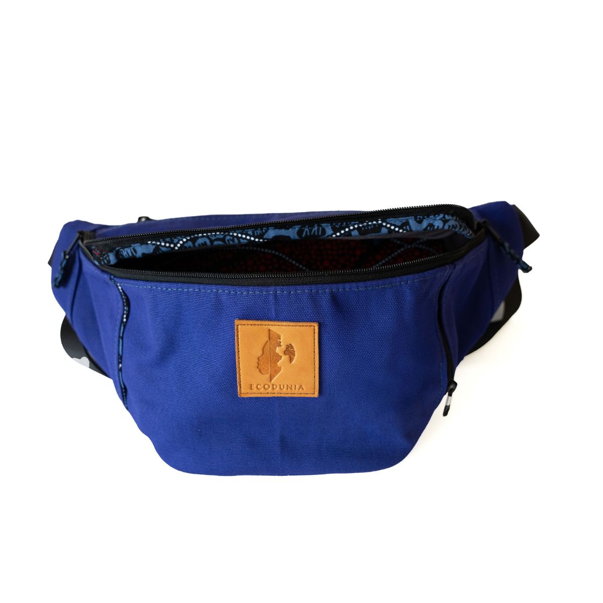Crossbody Large Fanny Pack - Canvas Waist Bag