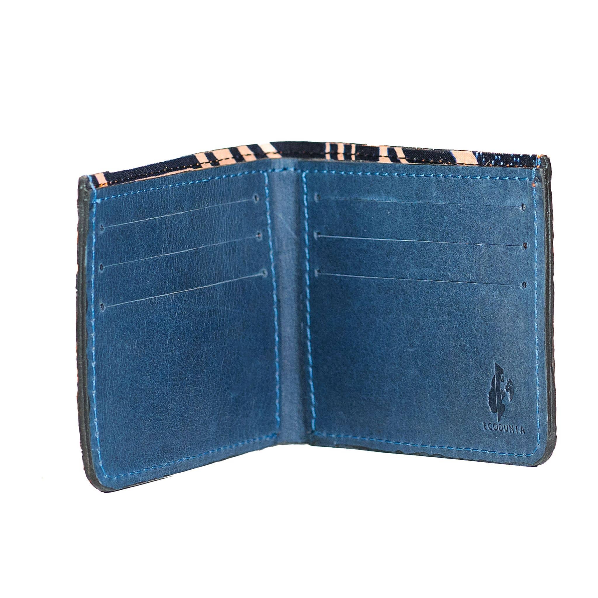 Slim Leather Wallet - Unisex Bifold Minimalist Wallet