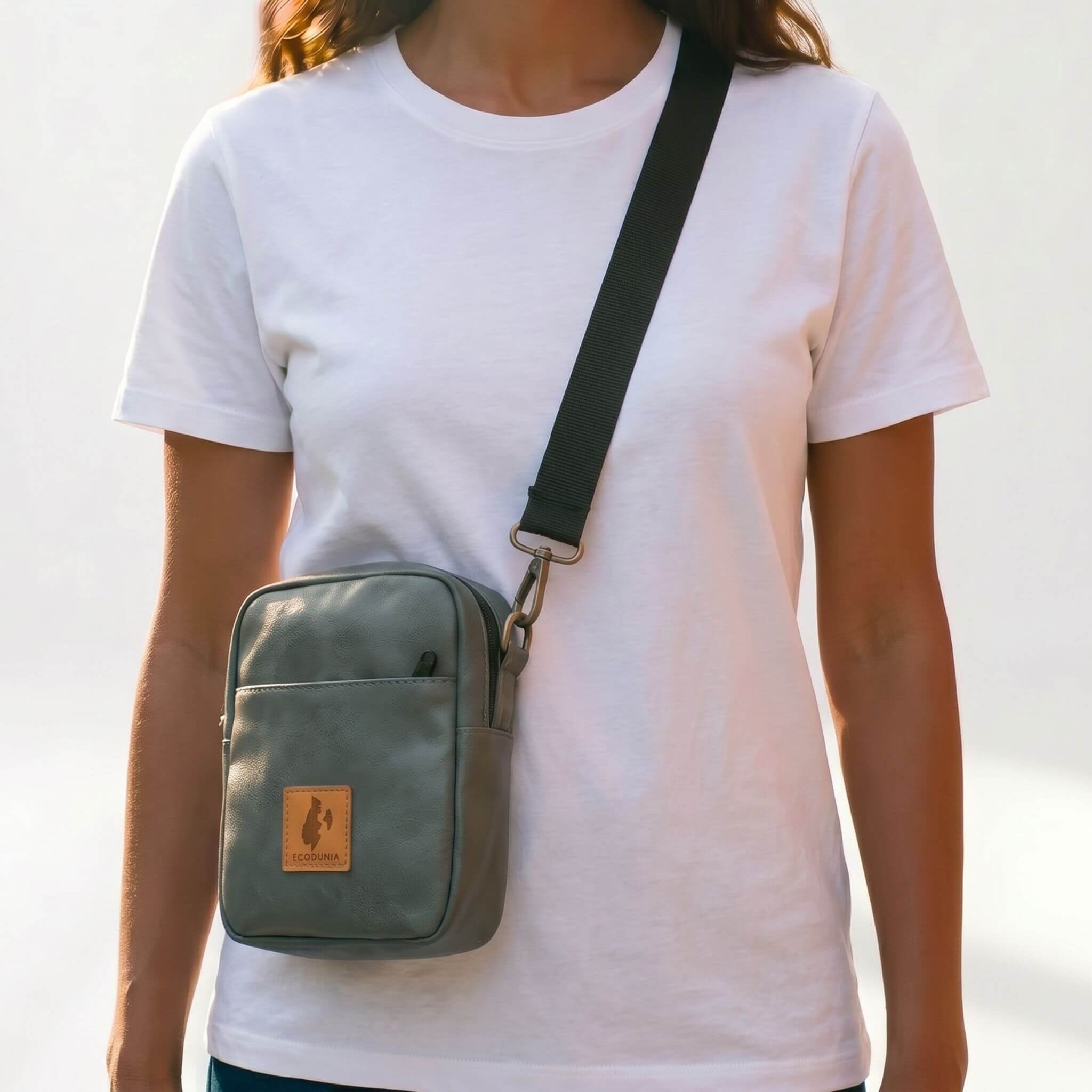 Rozi Vegan Leather Crossbody Bag 2L