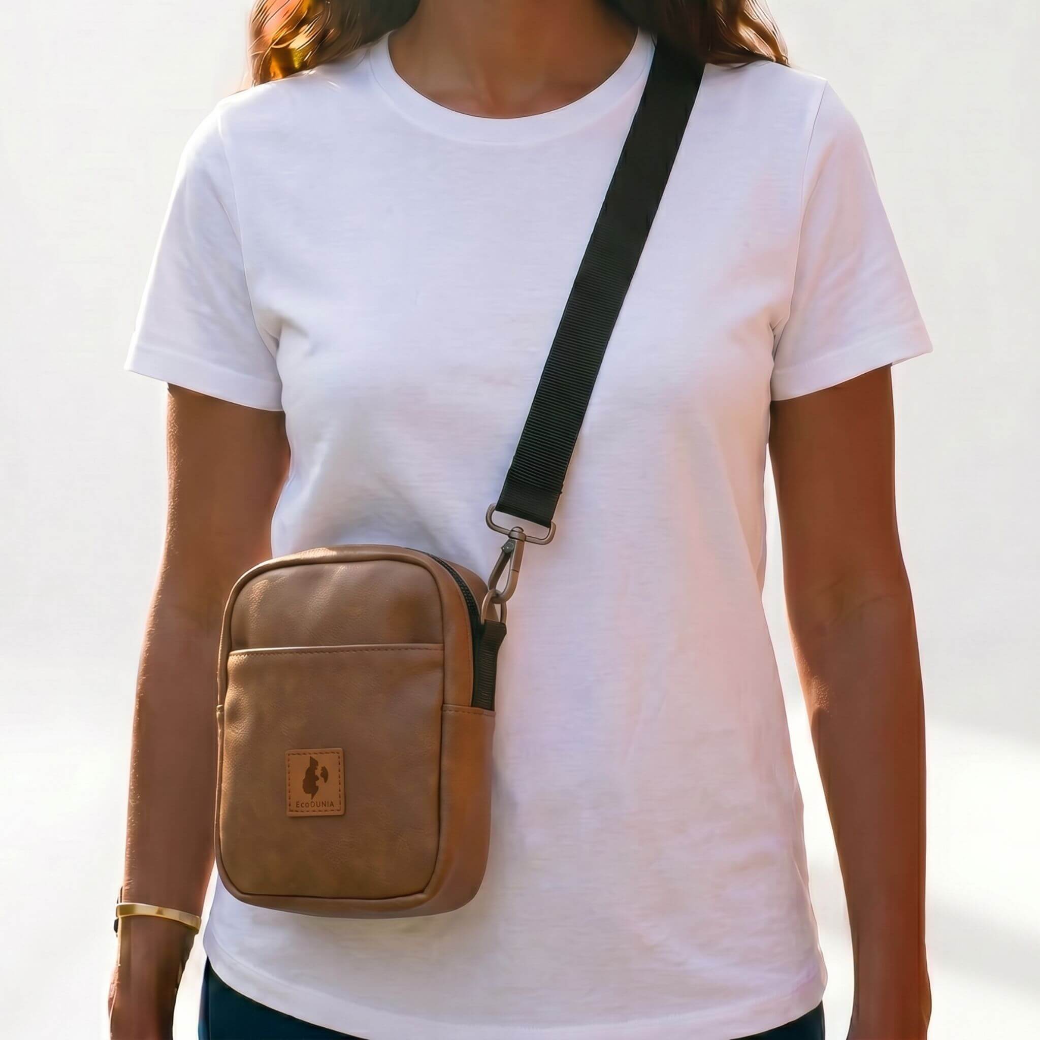 Rozi Vegan Leather Crossbody Bag 2L
