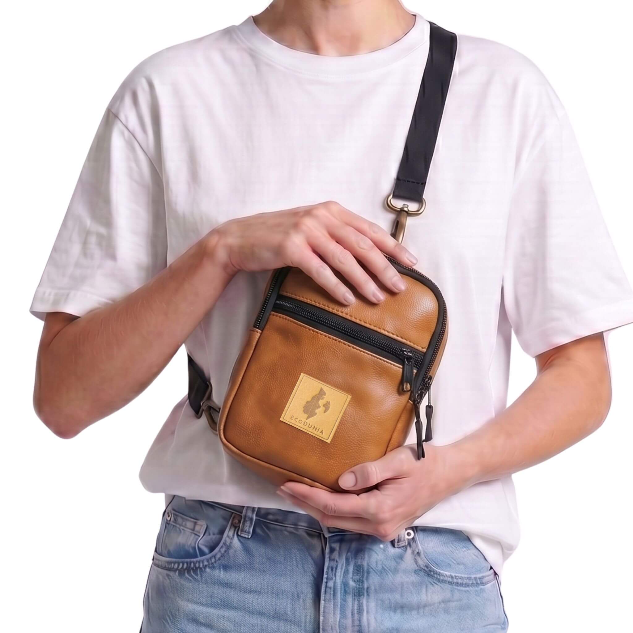 Rozi Vegan Leather Crossbody Bag 1L