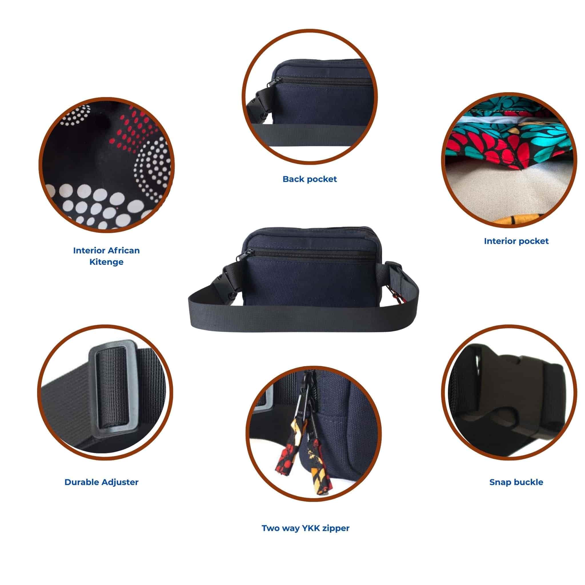 Canvas Crossbody Belt Bag Pouch, The Everywhere Belt Bag