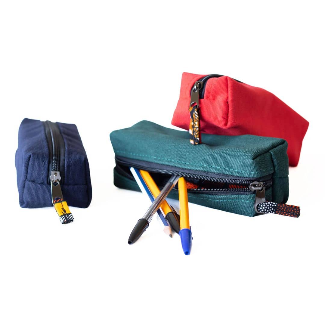 Canvas Pencil Case Pouch Bag