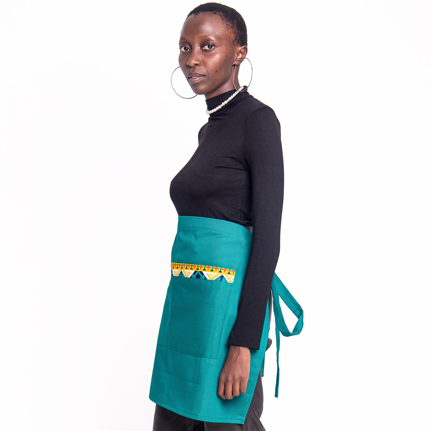 Kitchen Half Apron with Pockets Unisex | Waist Apron – Jikoni