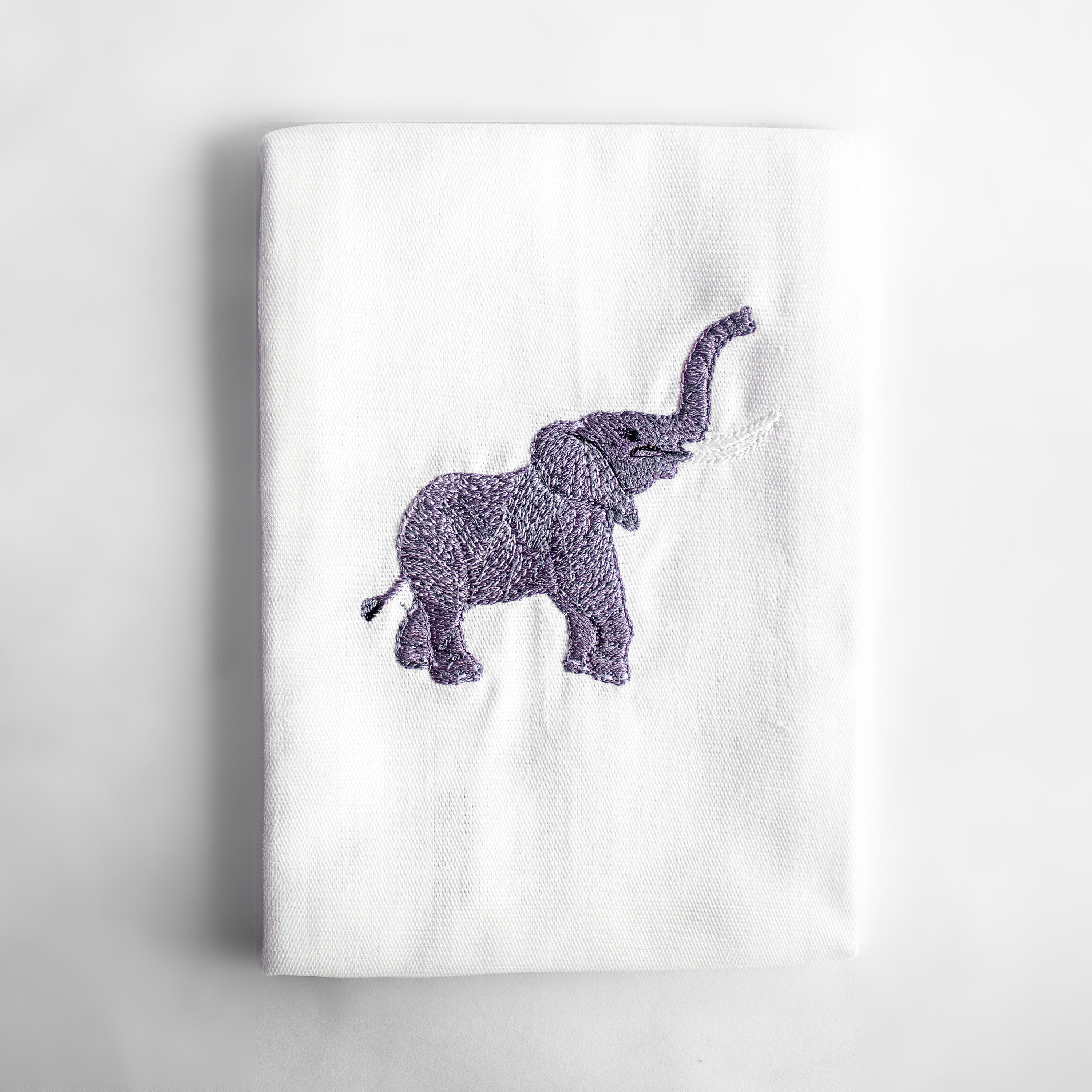 African Wildlife Embroidered Cotton Napkins - Handmade