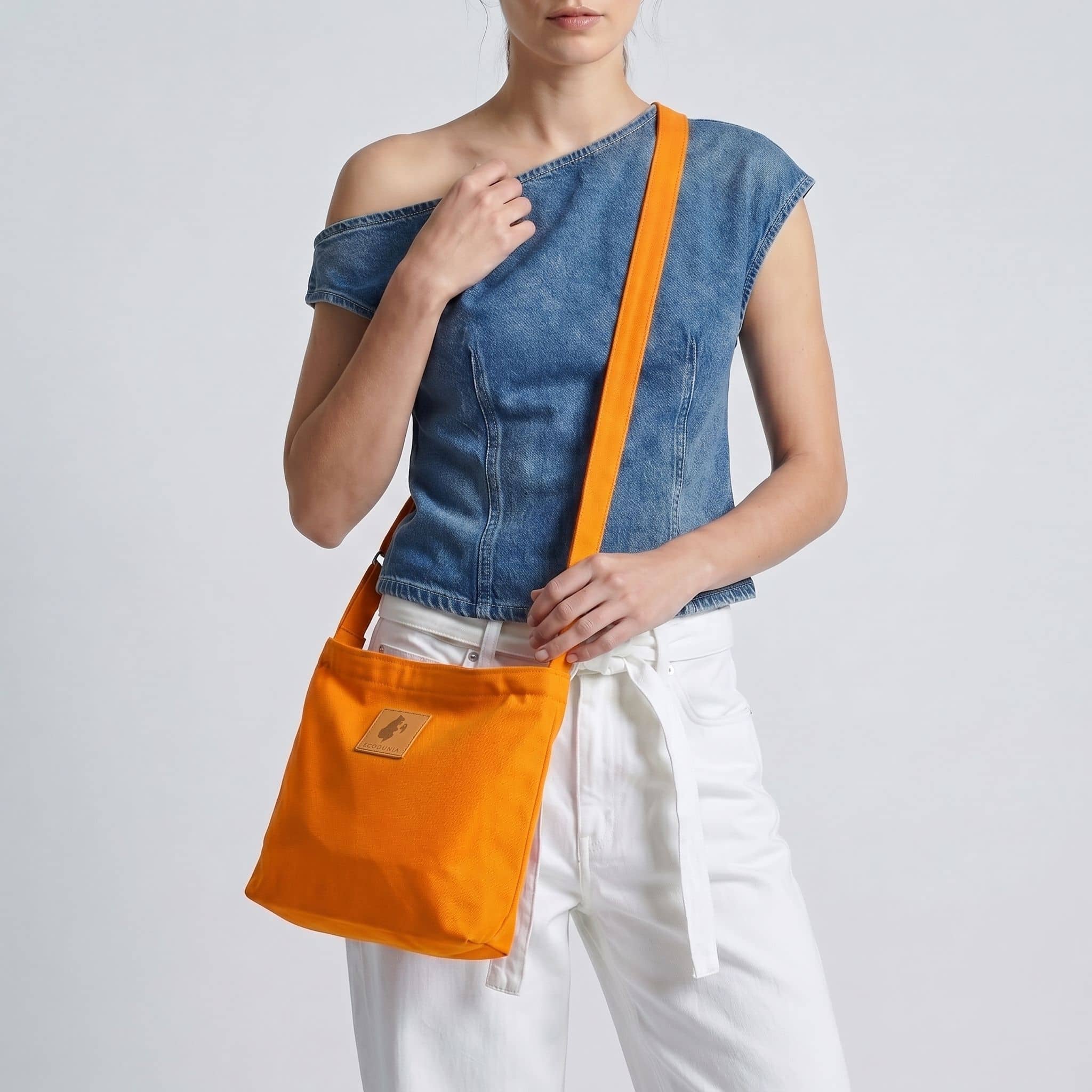 Canvas Mini Crossbody Bag for Men & Women | Amani