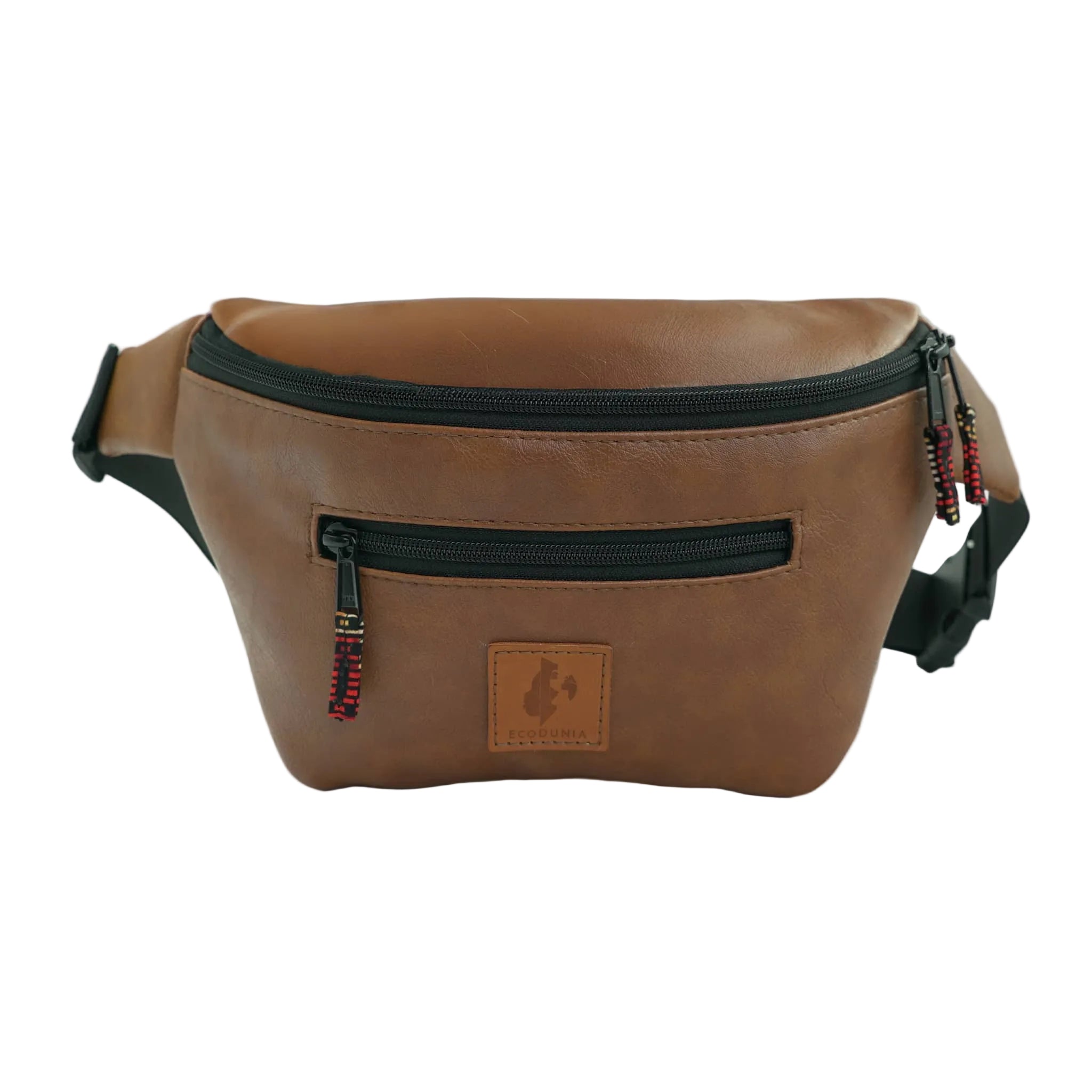 Dark Tan Vegan Crossbody Fanny Pack