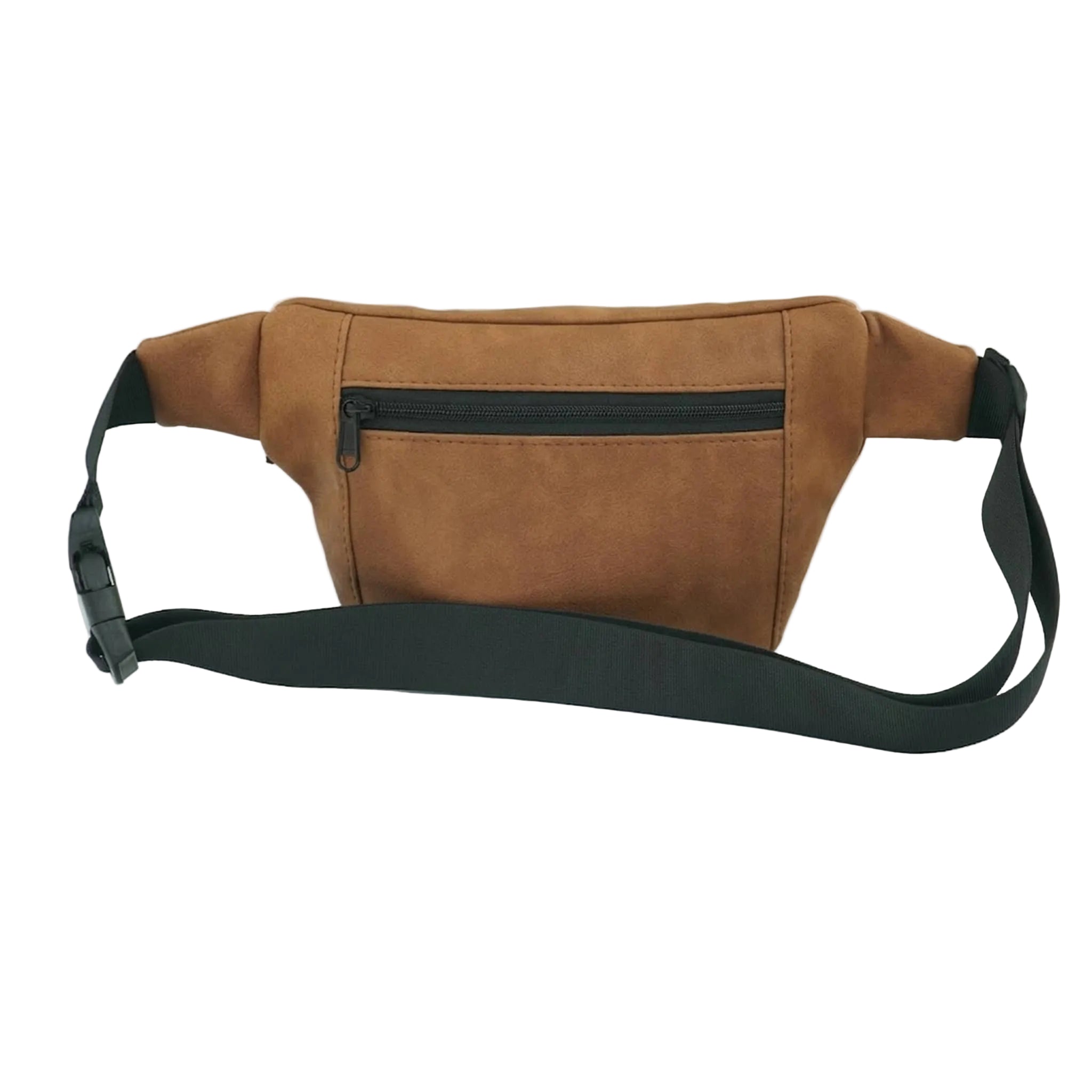 Dark Tan Vegan Crossbody Fanny Pack