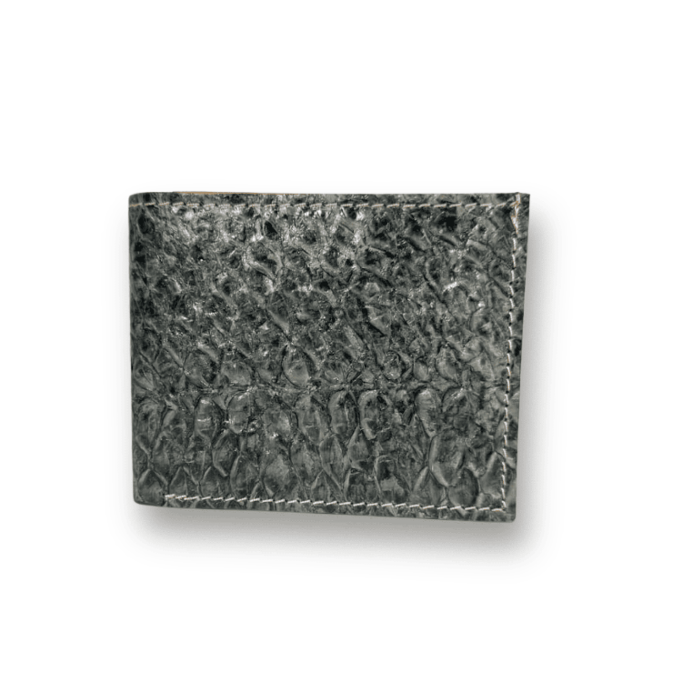 Gray Standard Genuine Fish Leather Wallet