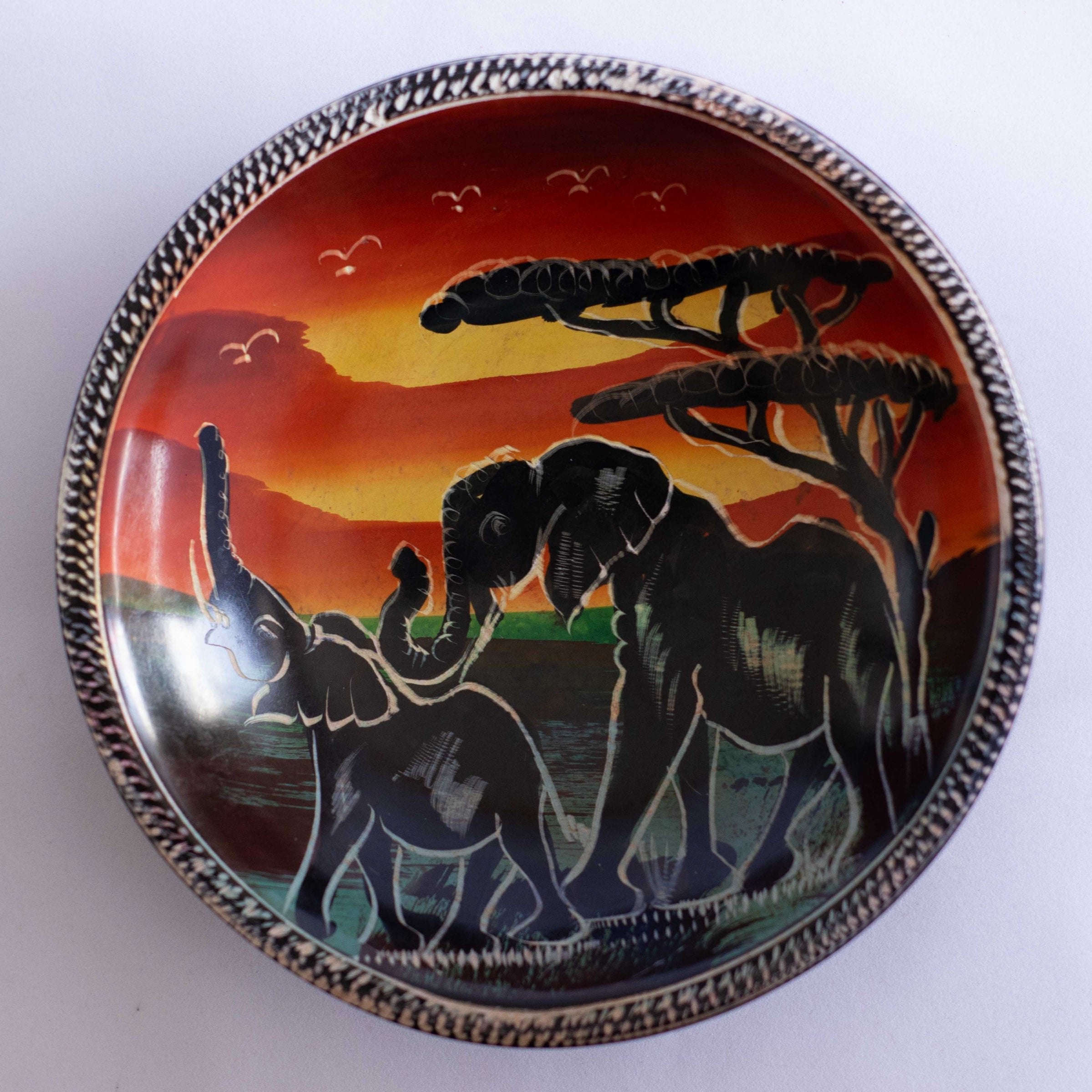 Soapstone Bowls - Animal Drawn