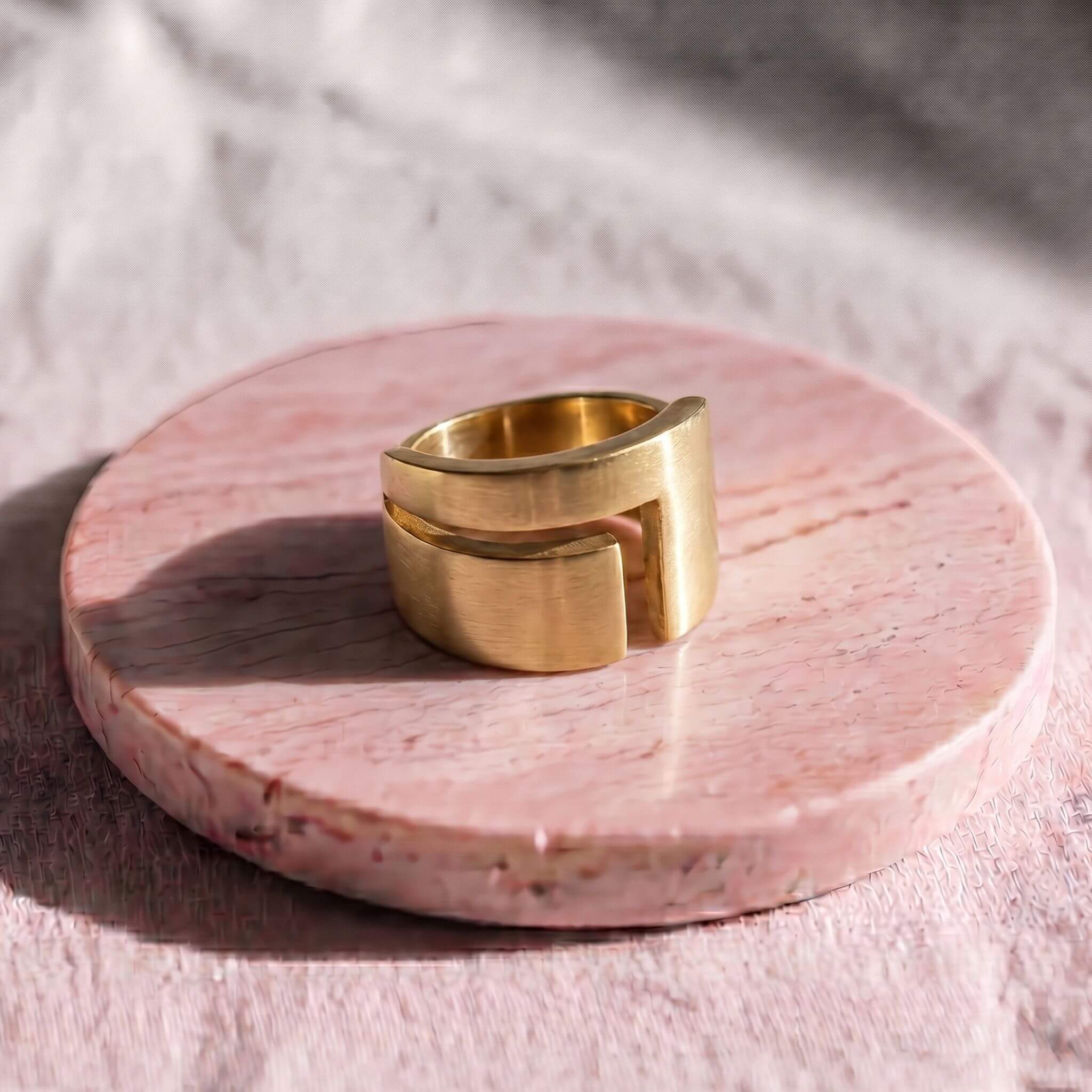 Geometric Cuff Band Ring | Jinja