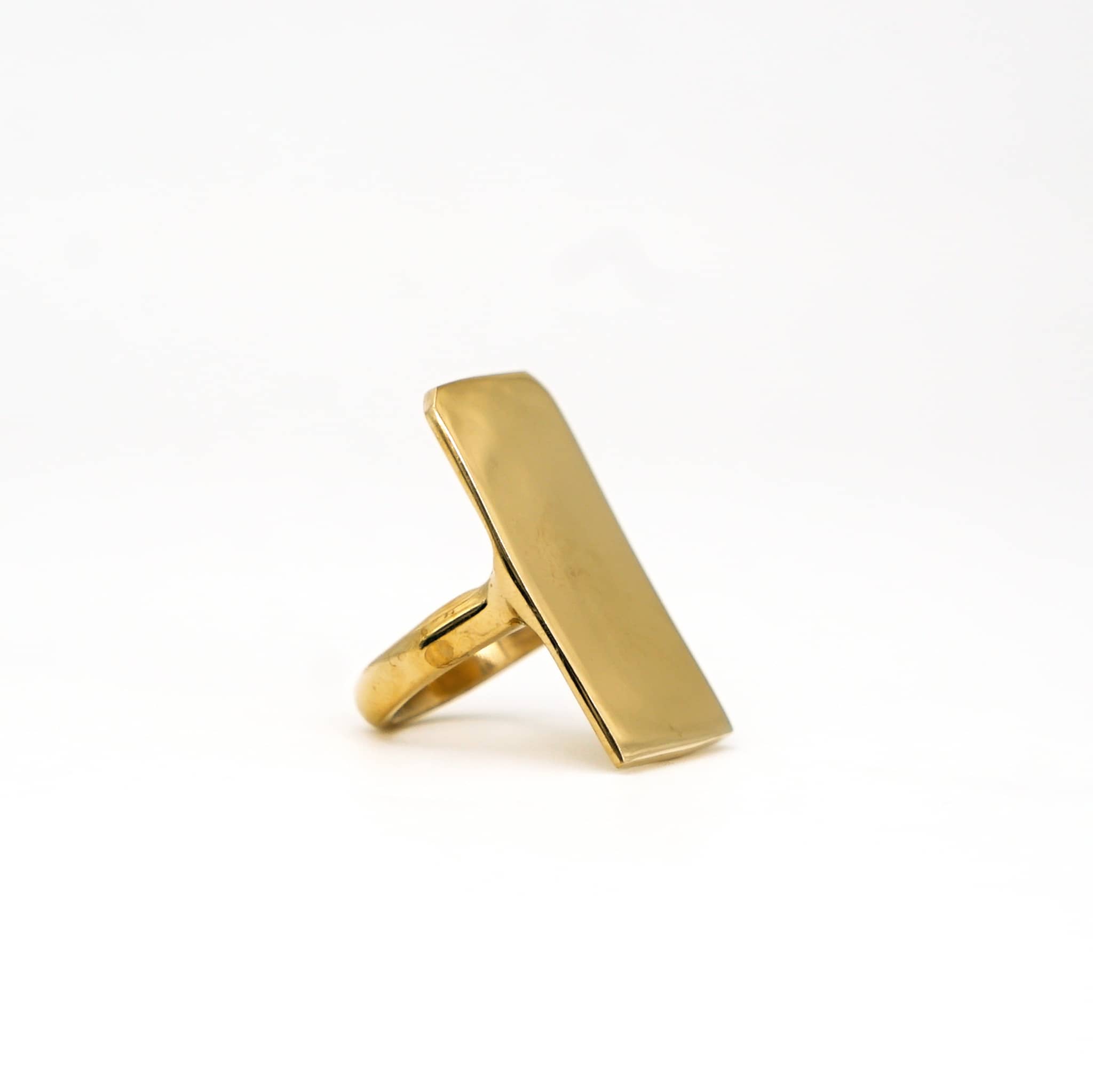 Goma Brass Smooth Ring
