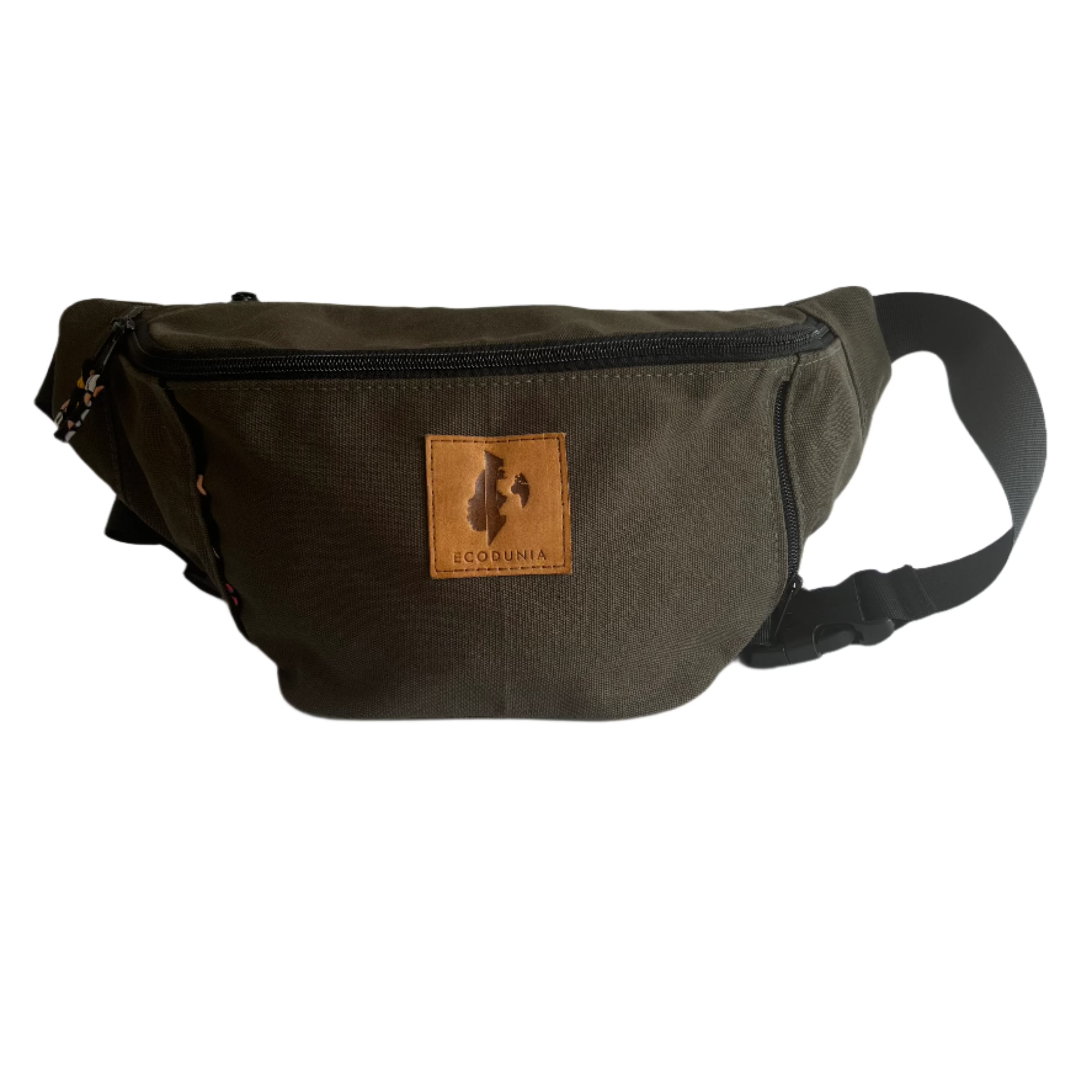 Crossbody Large Fanny Pack - Canvas Waist Bag