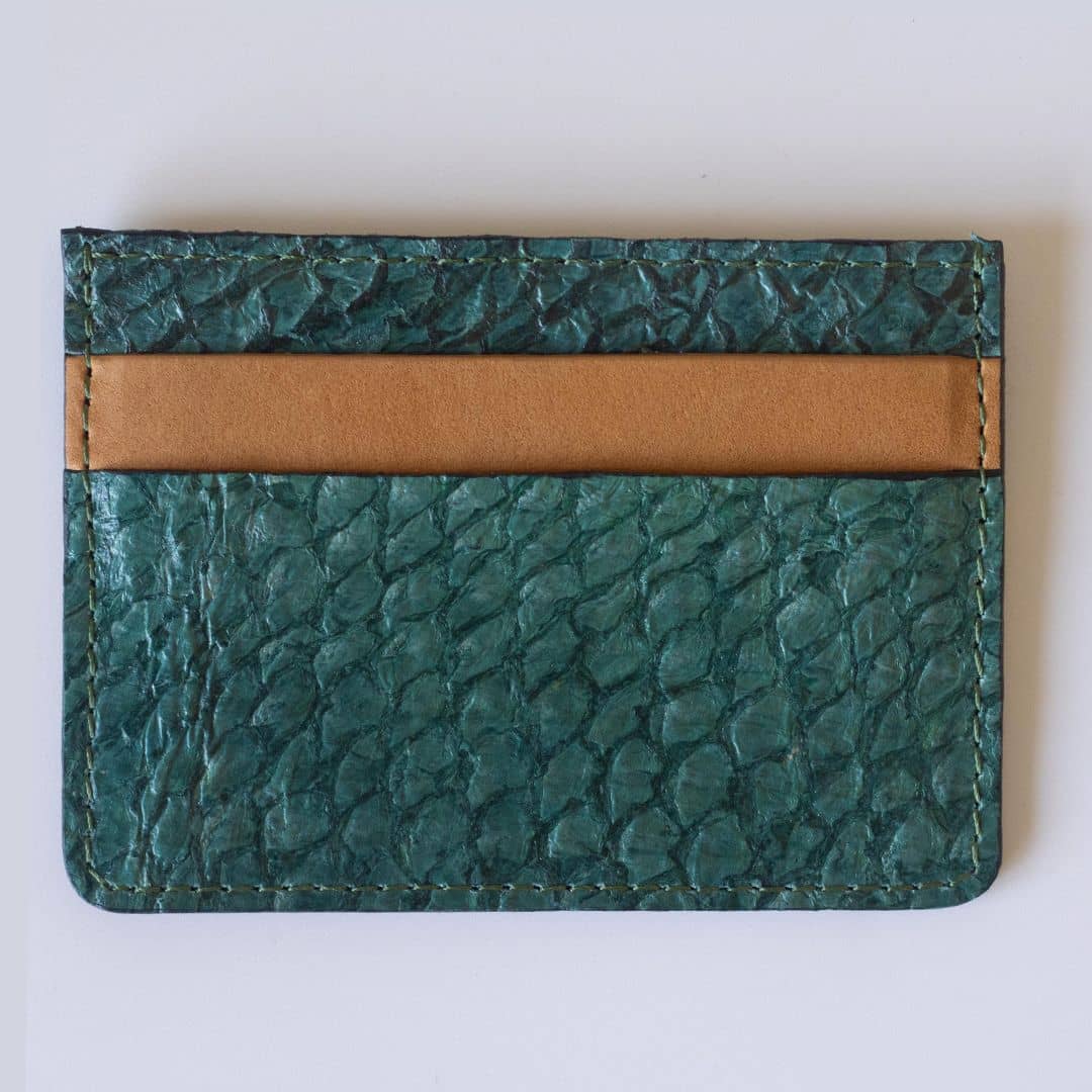 Fish Card Holder Wallet, Unisex Leather Card Case - EcoDunia