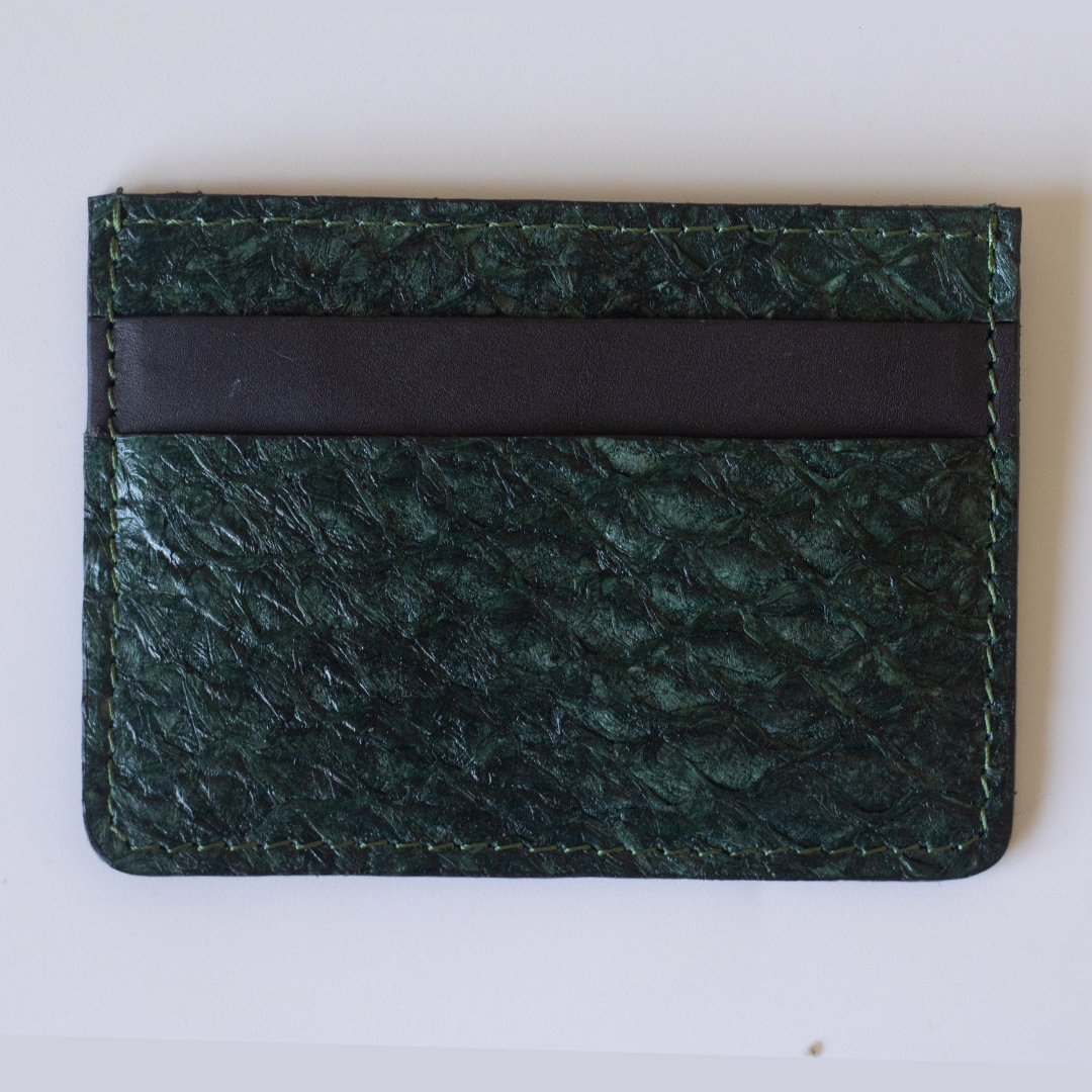 Fish Leather Card Holder Wallets