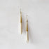 Brass Teardrop and Bone Earrings for Women - Shela