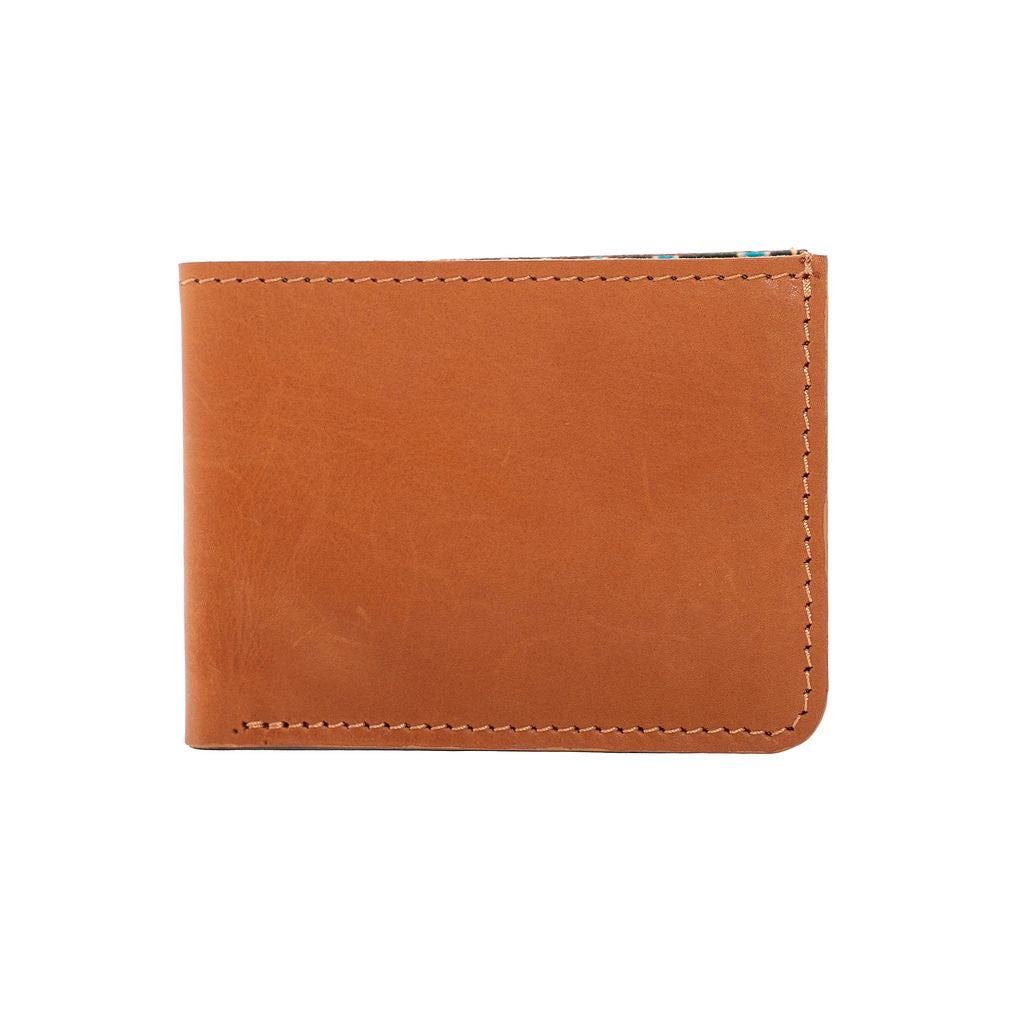 Slim Leather Wallet - Unisex Bifold Minimalist Wallet