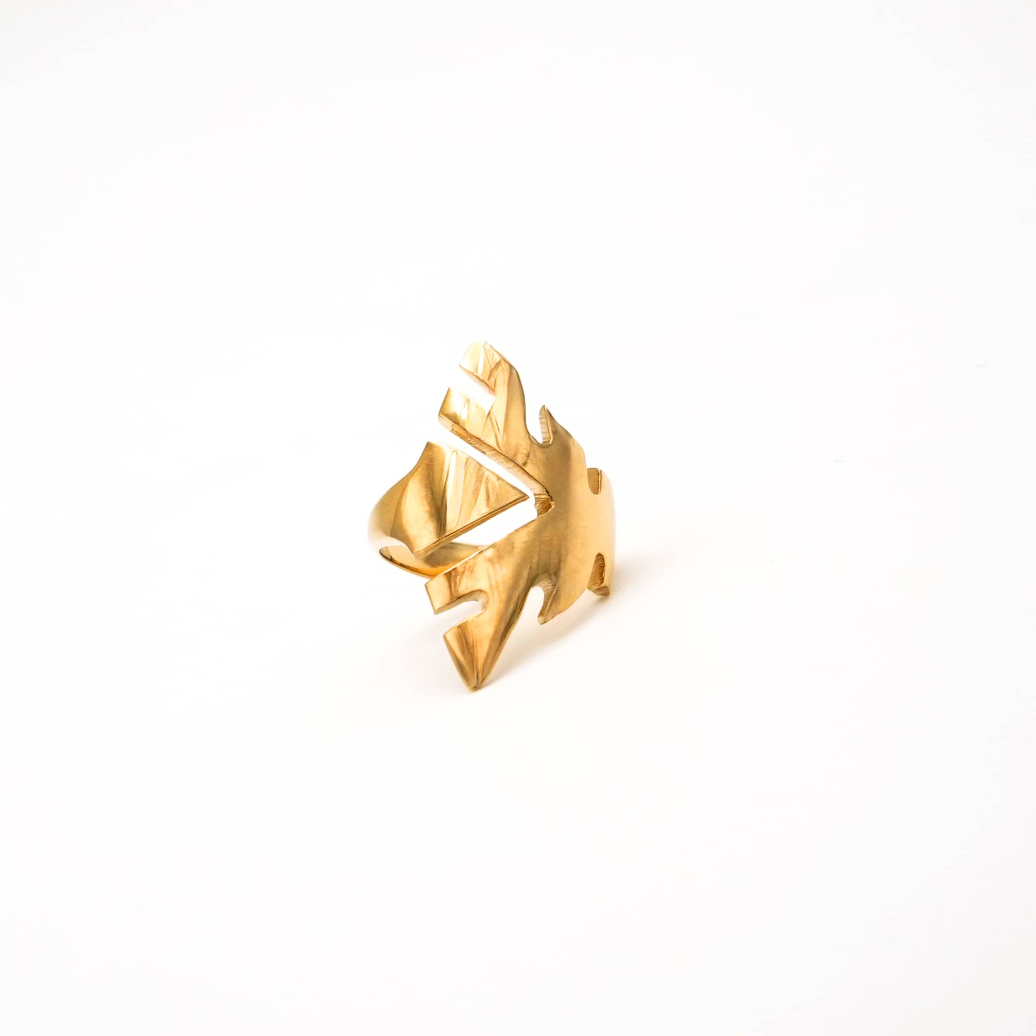 Hata Adjustable Ring Brass