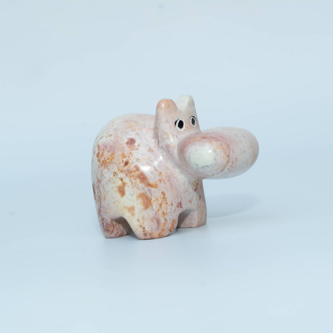 Hand Carved Hippopotamus Soapstone Sculpture