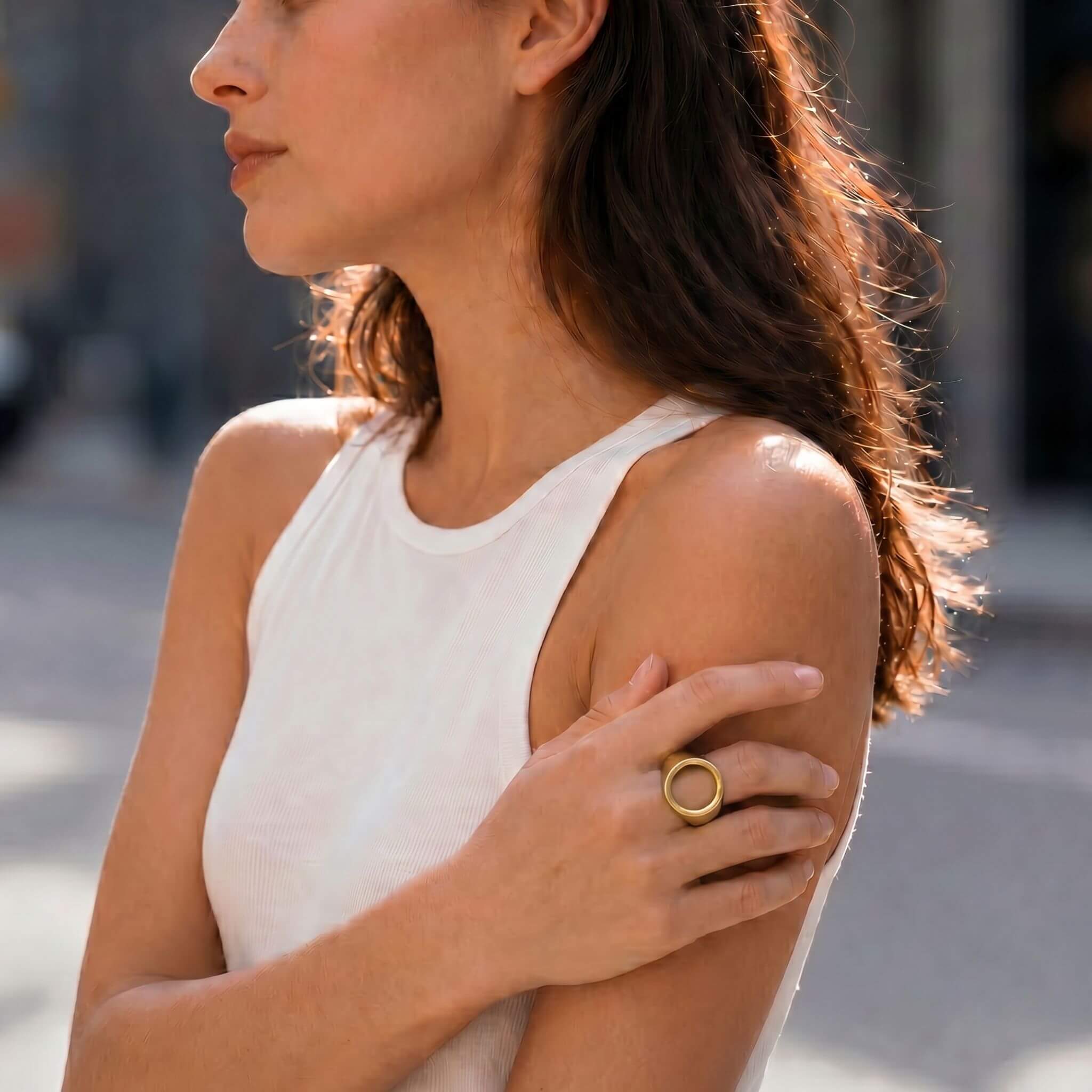 Hollow Signet Ring | Kasa