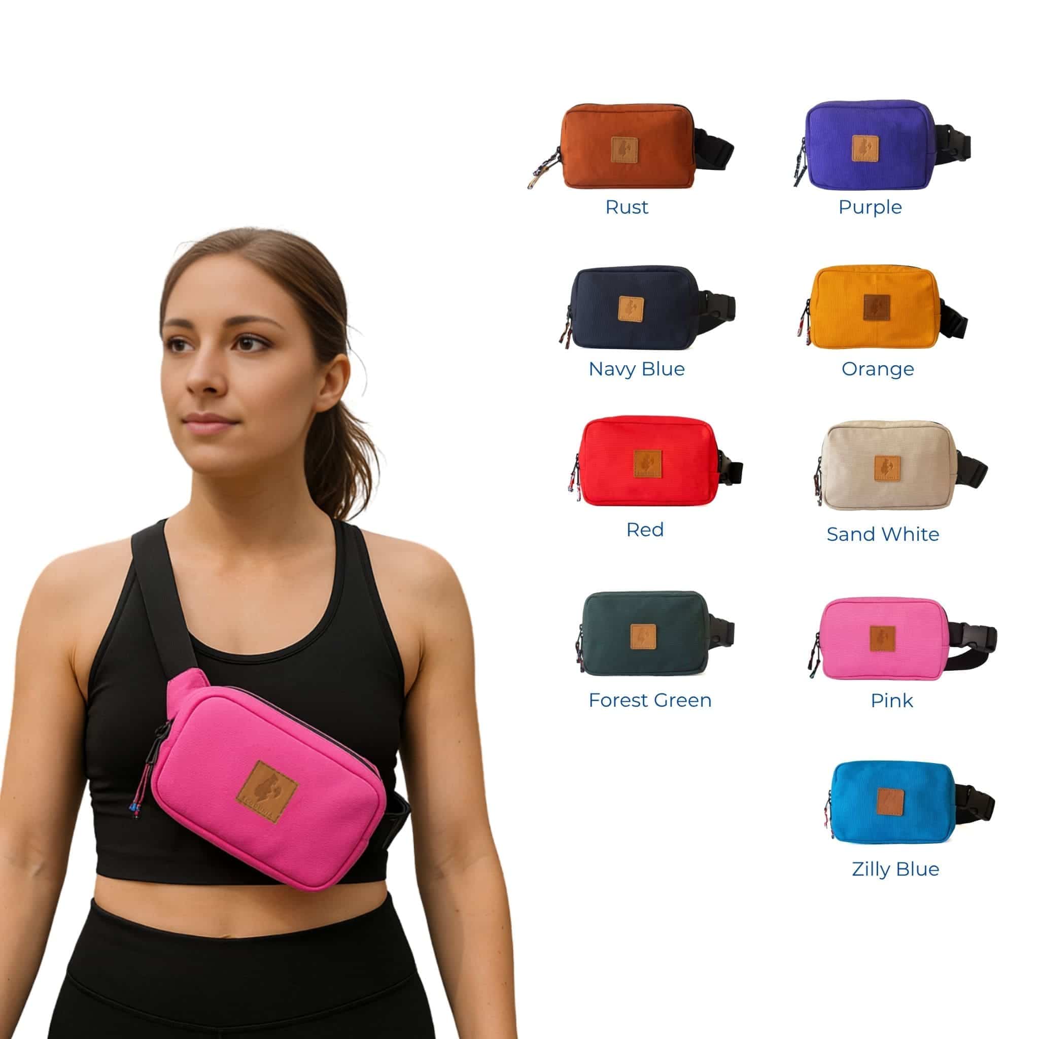 Canvas Crossbody Belt Bag Pouch, The Everywhere Belt Bag