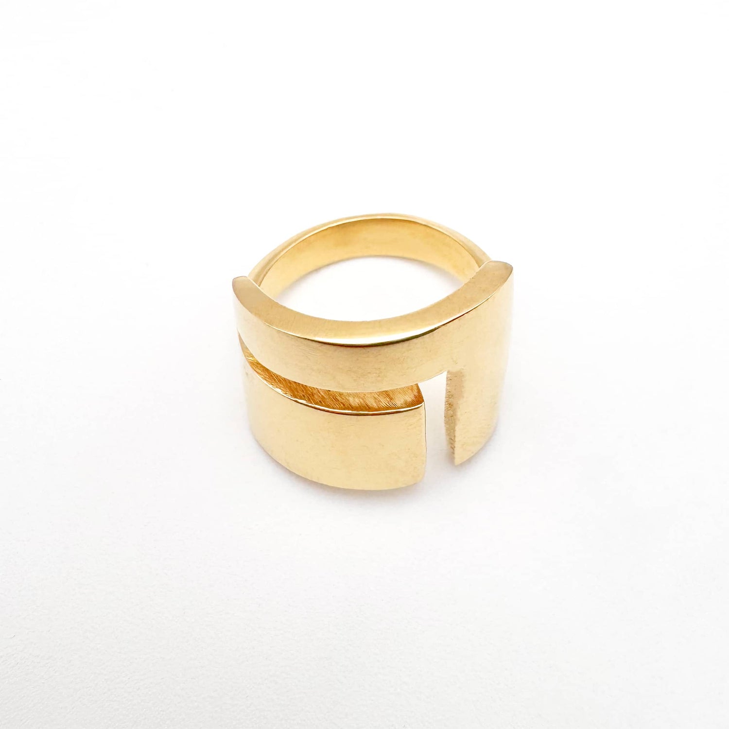 Jinja Adjustable Brass Ring