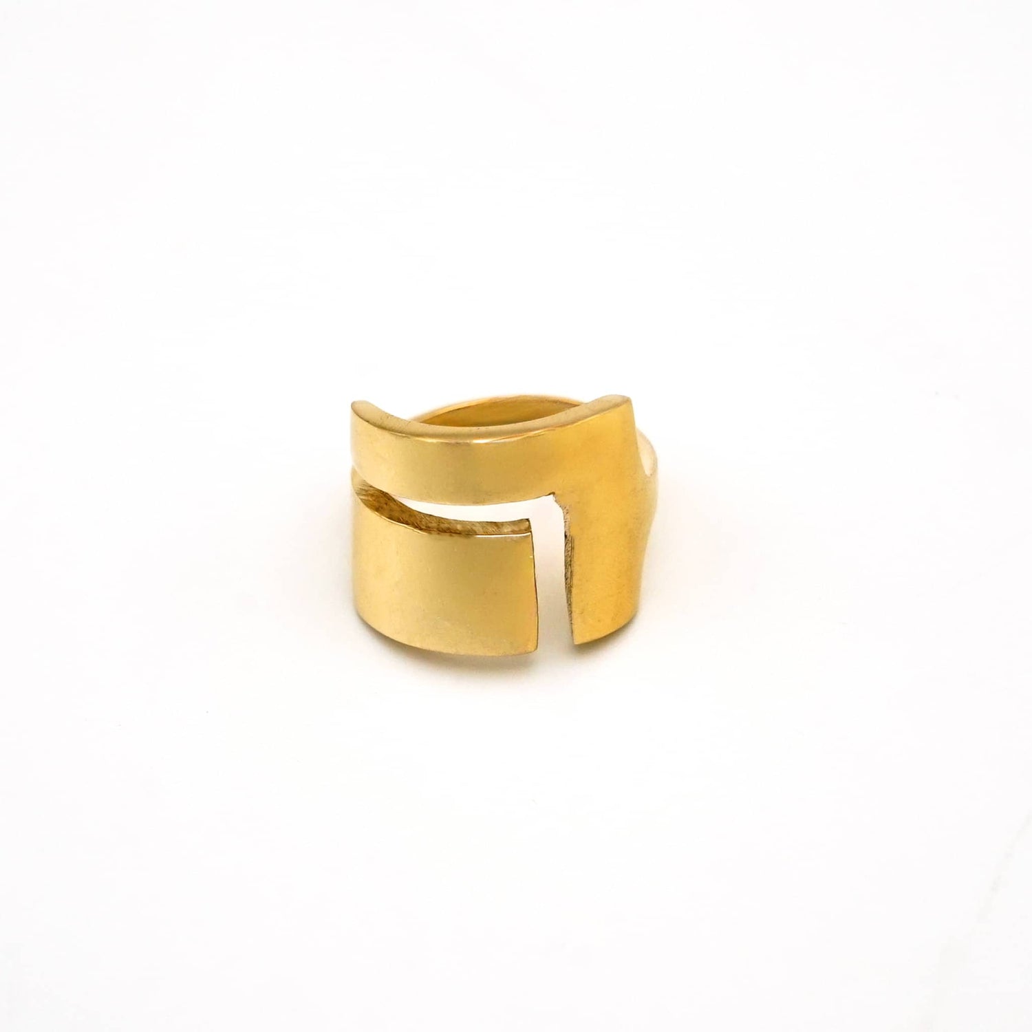 Jinja Adjustable Brass Ring