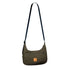 Jungle Green Canvas Shoulder Crescent Bag