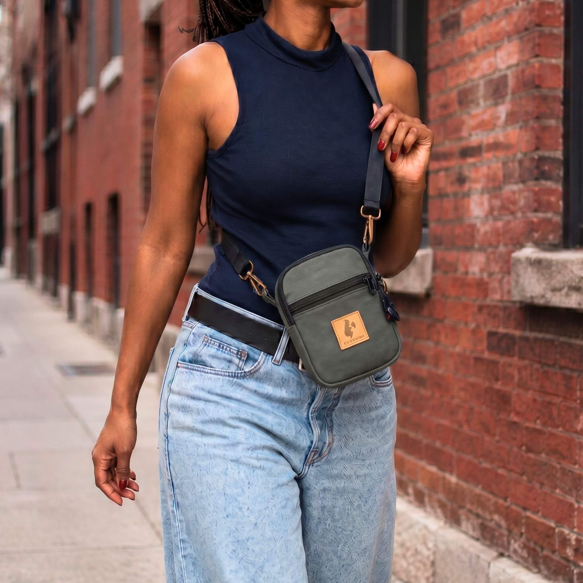 Rozi Canvas Crossbody Bag 1L | Mini Shoulder Bag