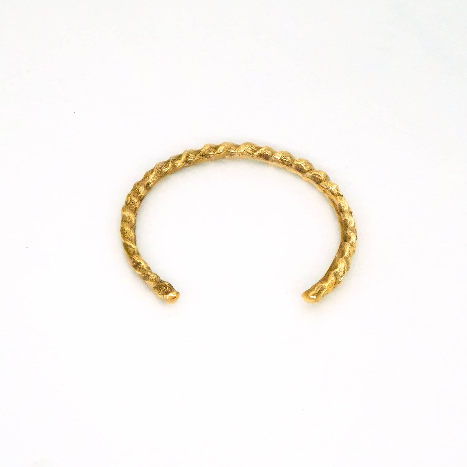 Kamba Brass Cuff Rope Bracelet - Unisex