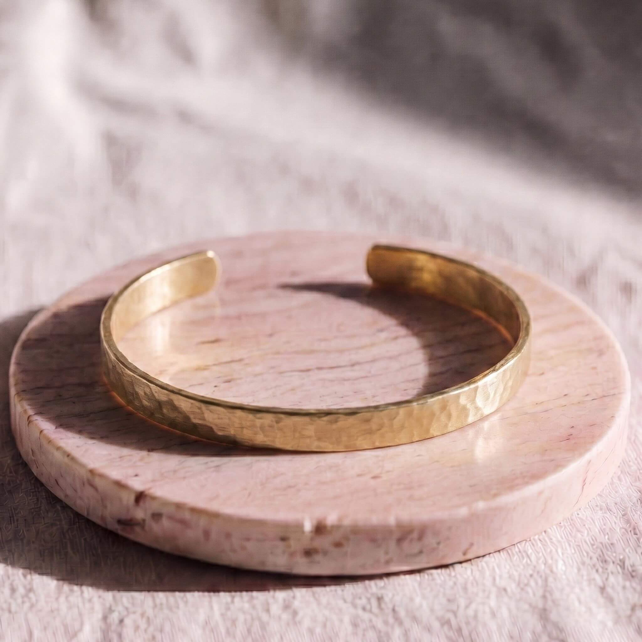 Wide Brass Cuff Bracelet | Kanga - EcoDunia