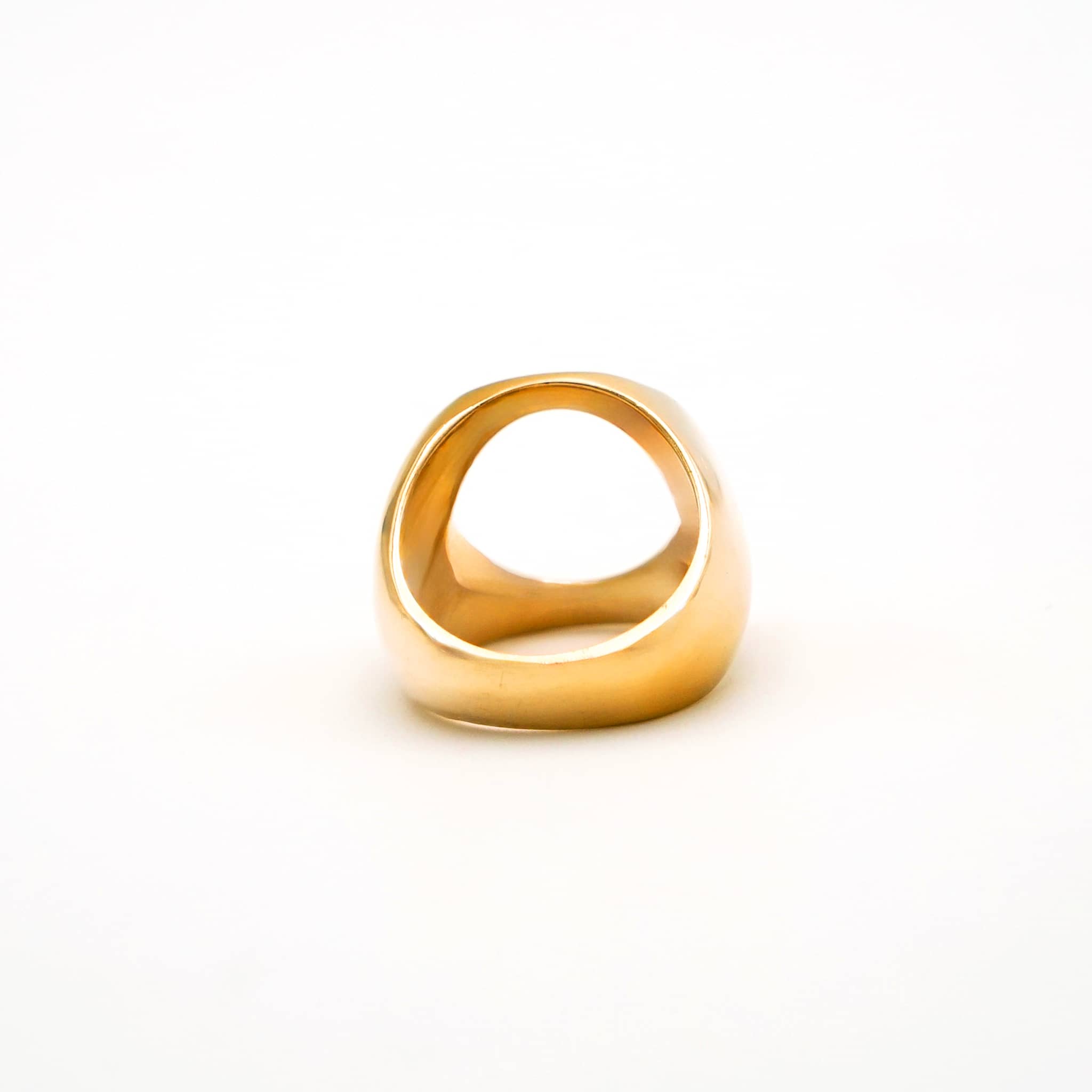 Kasa Signet Hollow Ring