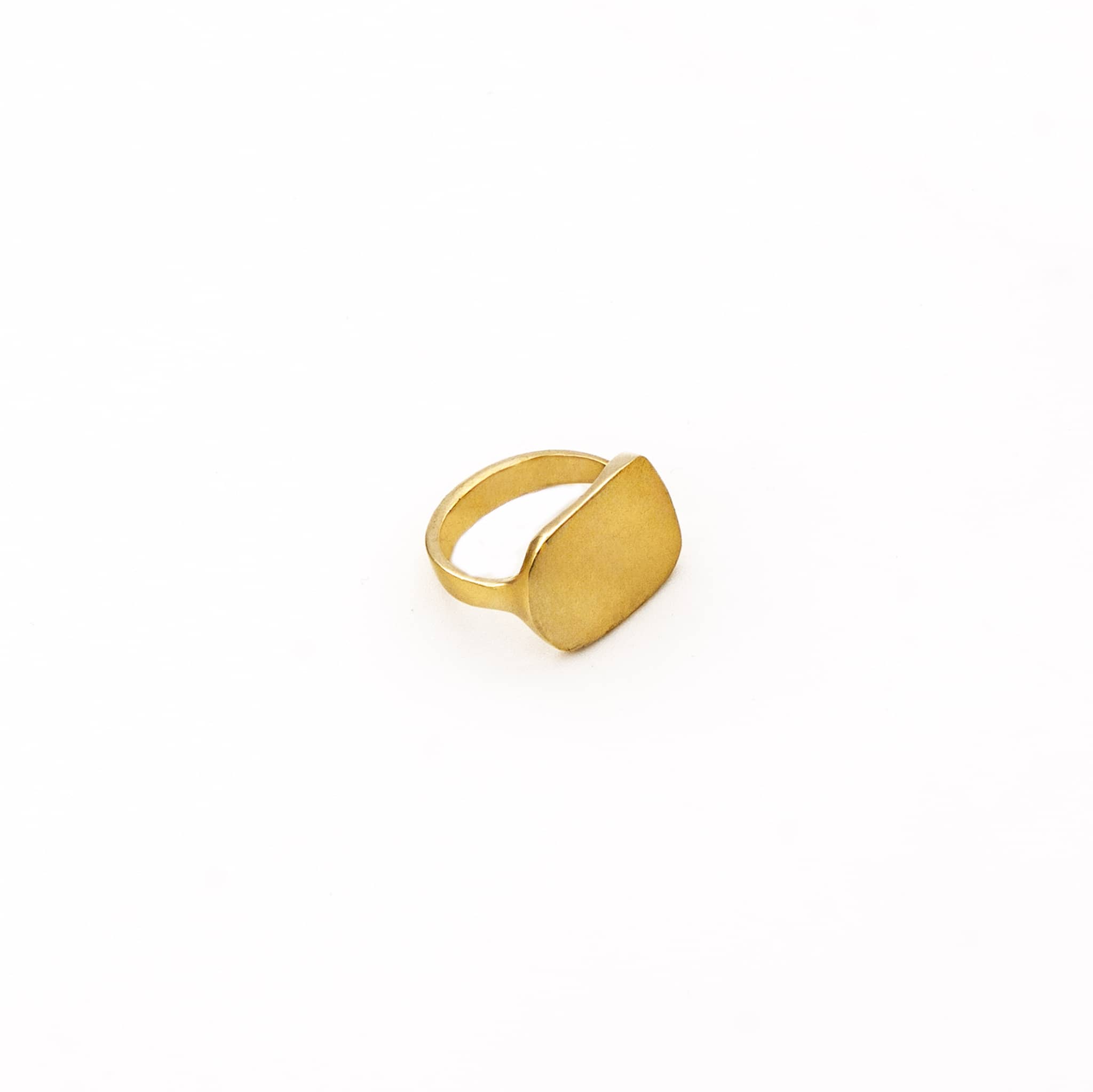 Kio Brass Signet Ring for Women