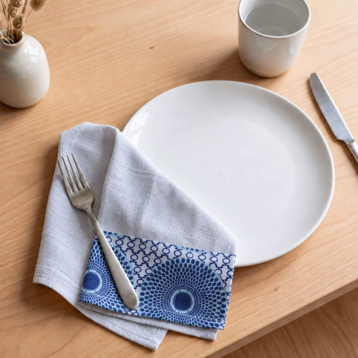 Kitenge Cotton Cloth Napkins - African Print Table Napkin - Ecodunia