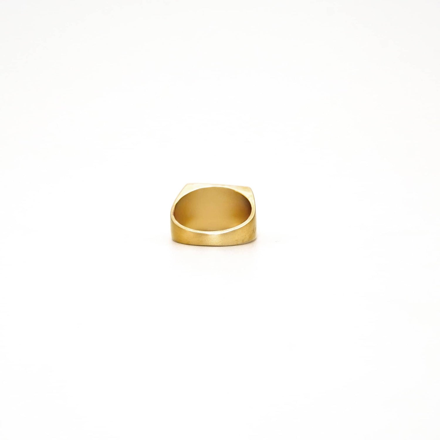 Kito Brass Signet Ring for Men and Women