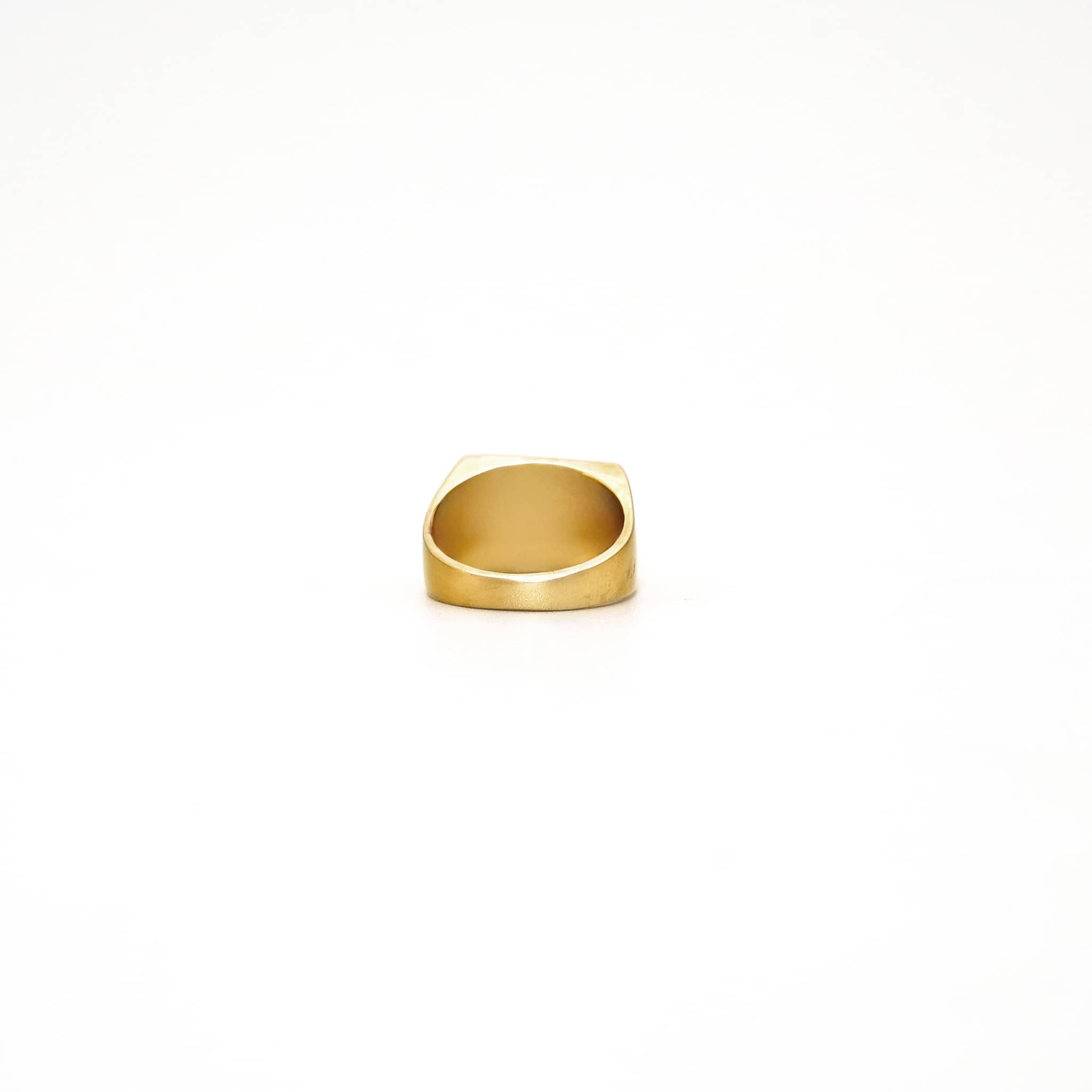 Kito Brass Signet Ring for Men and Women
