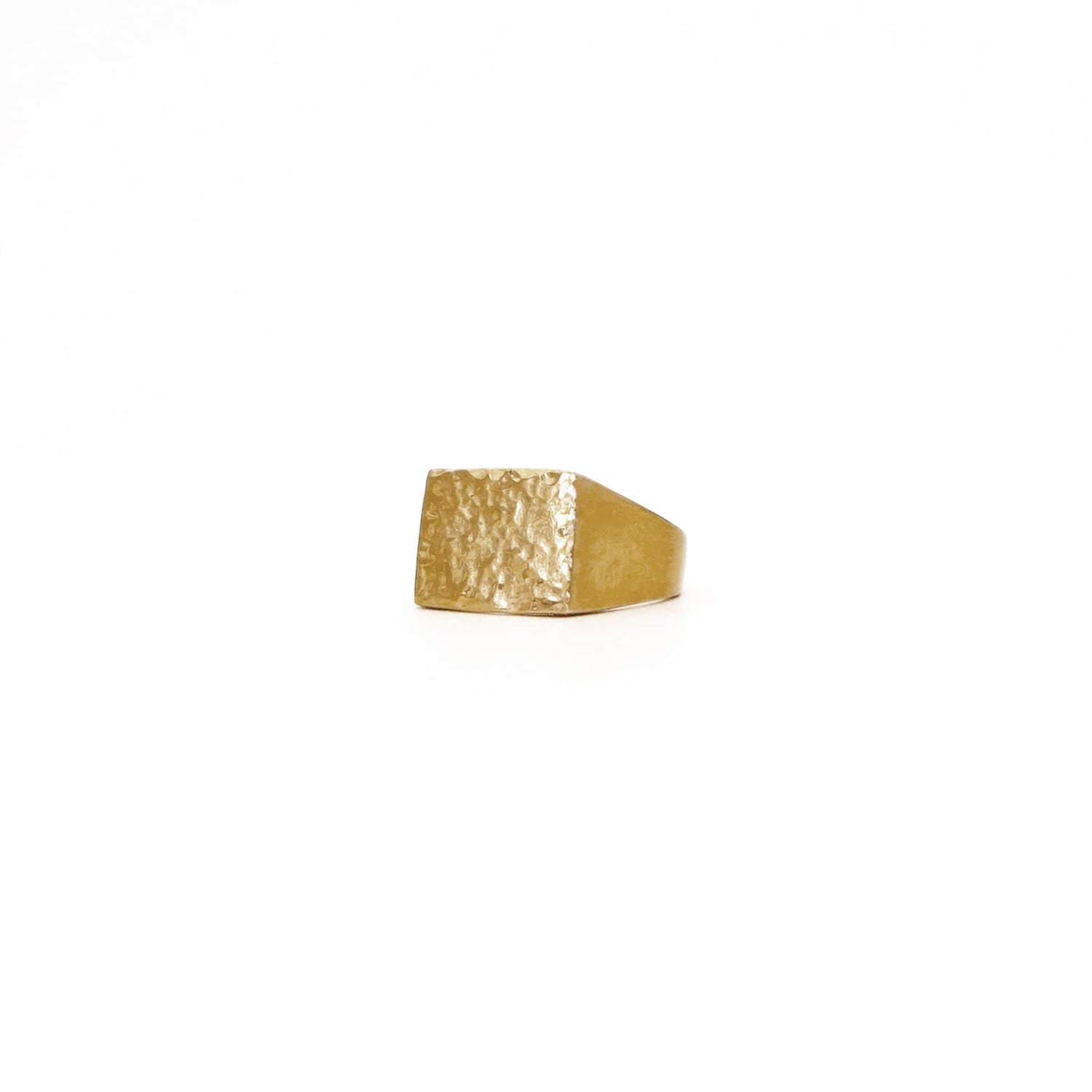Kito Brass Signet Ring for Men and Women