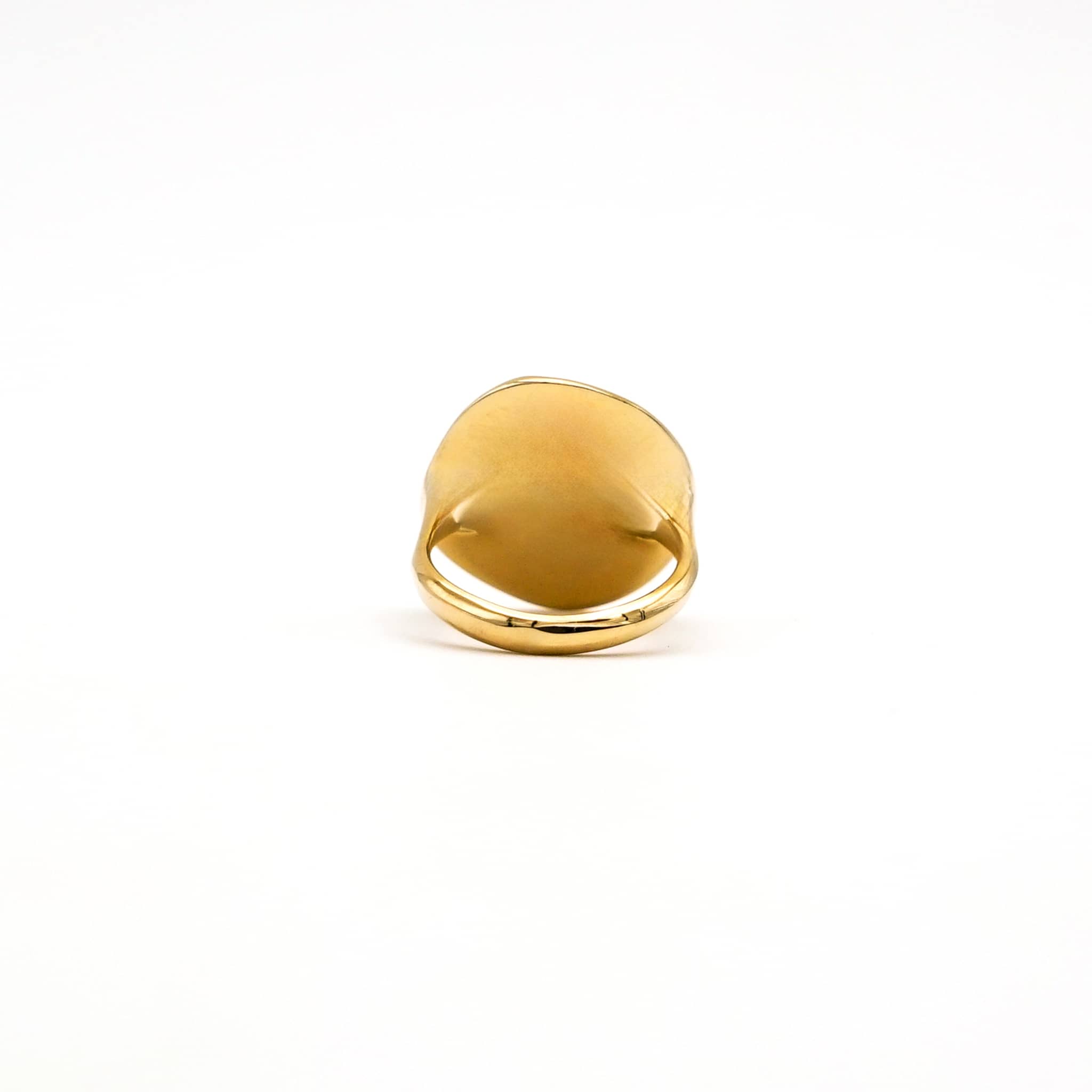 Organic Brass Statement Ring | Kivu
