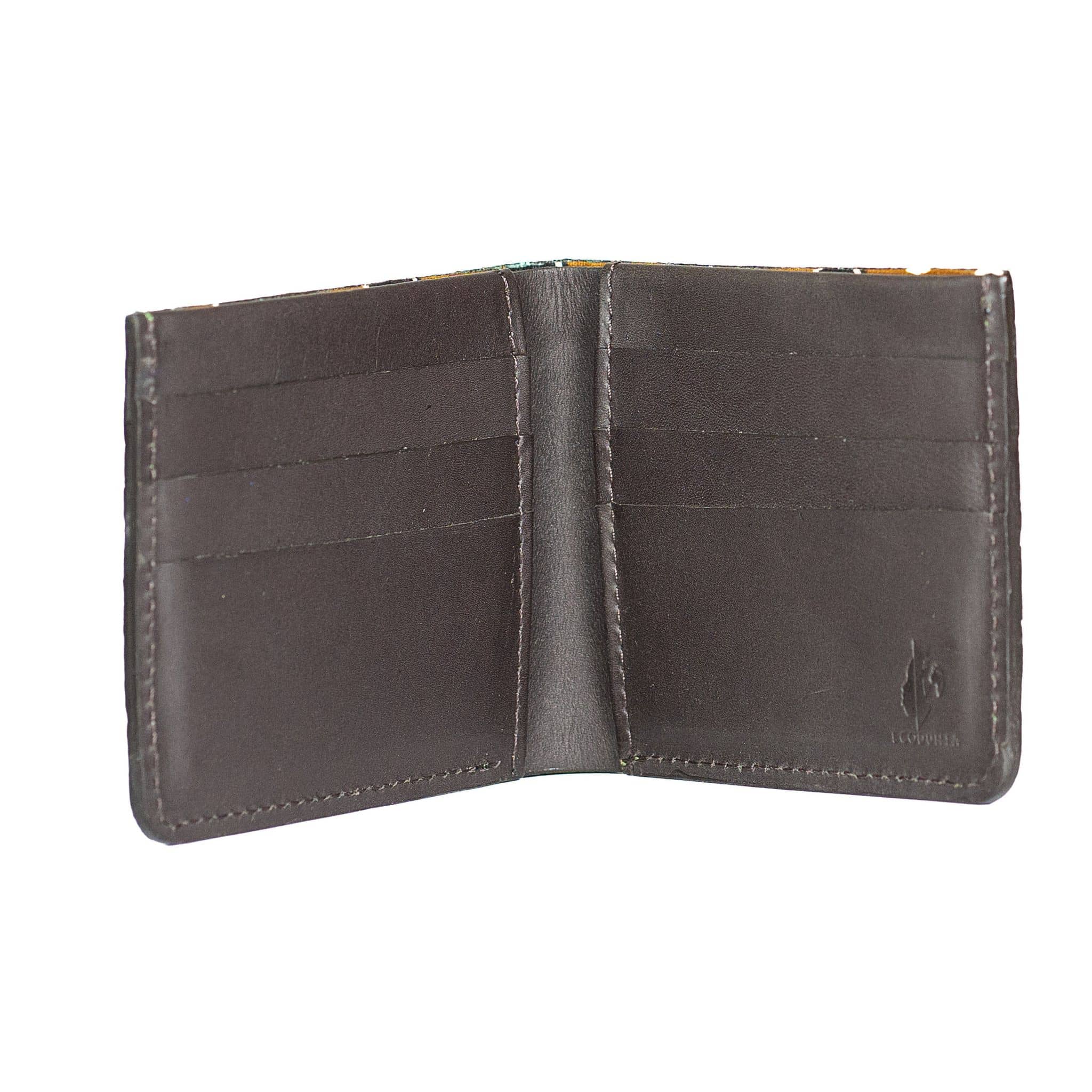 Slim Leather Wallet - Unisex Bifold Minimalist Wallet