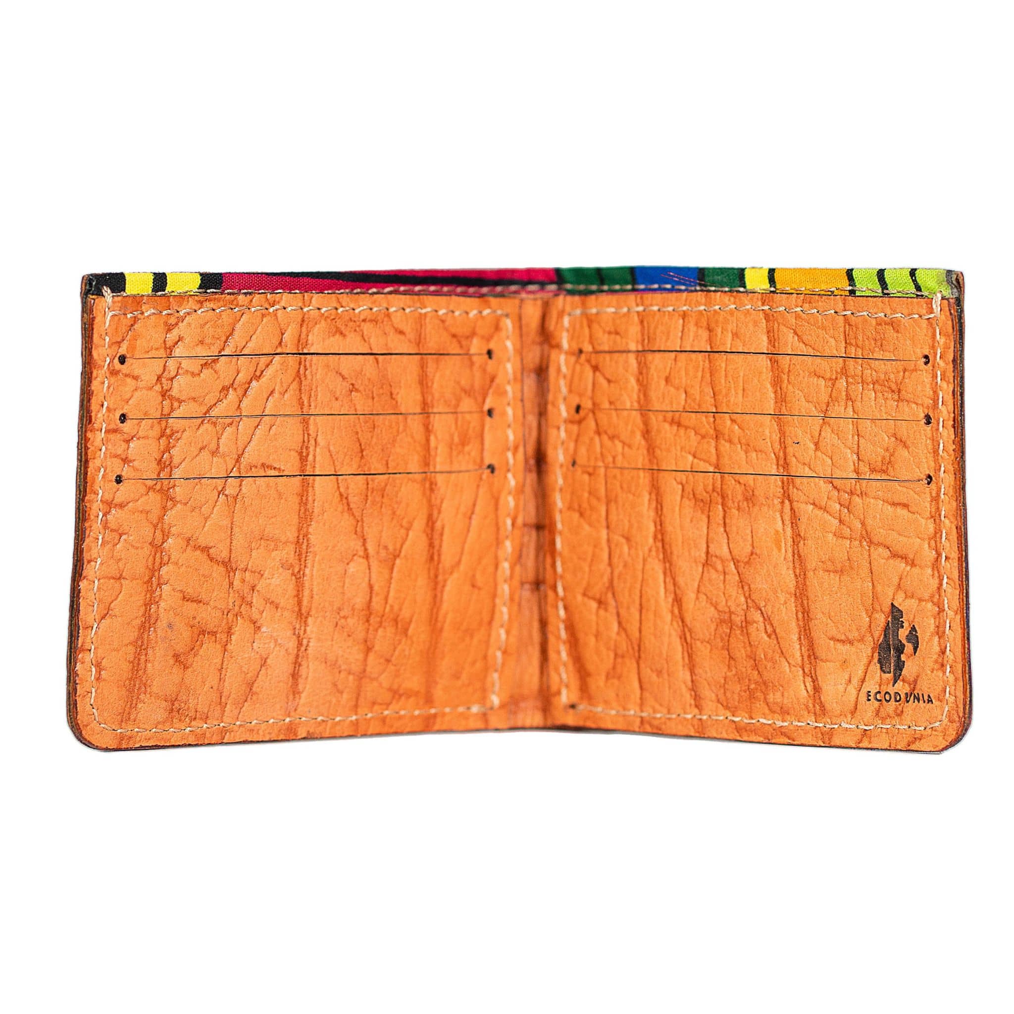 Slim Leather Wallet - Unisex Bifold Minimalist Wallet Leather Wallet