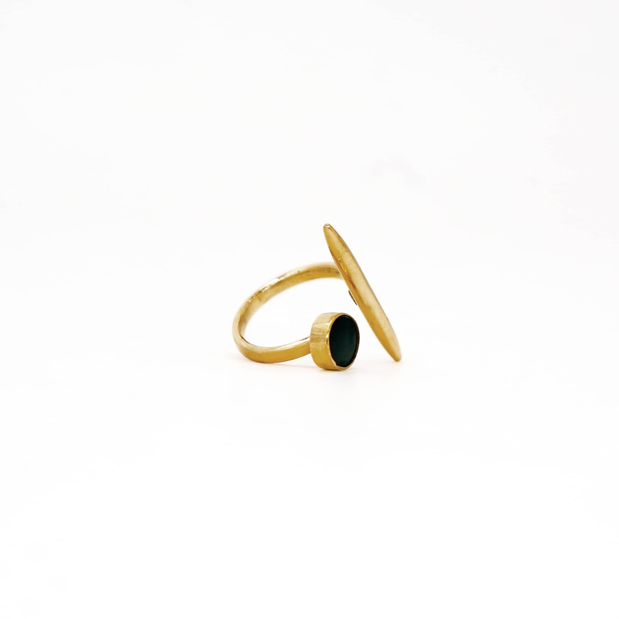 Mali Inlay Adjustable Ring