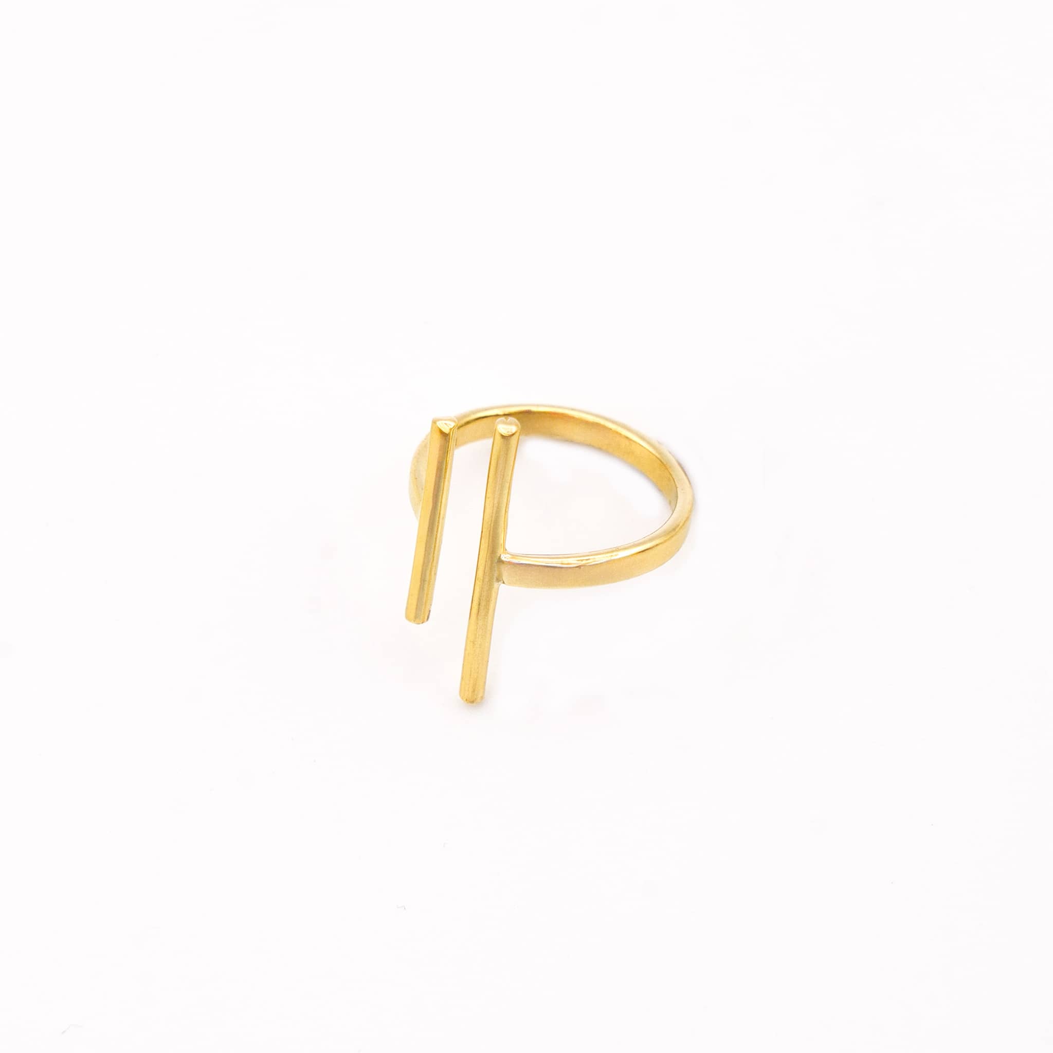 Mazu Minimalist Open Bar Ring